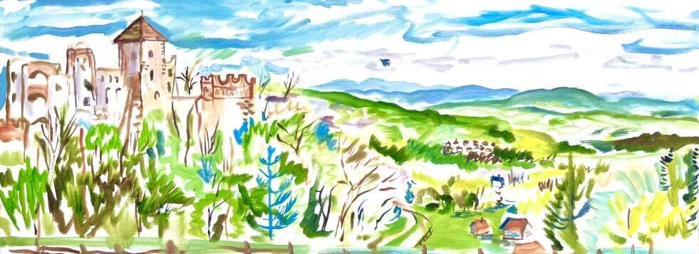 Krzeszowice, Borki, Plein Air - Judit Flamich 3