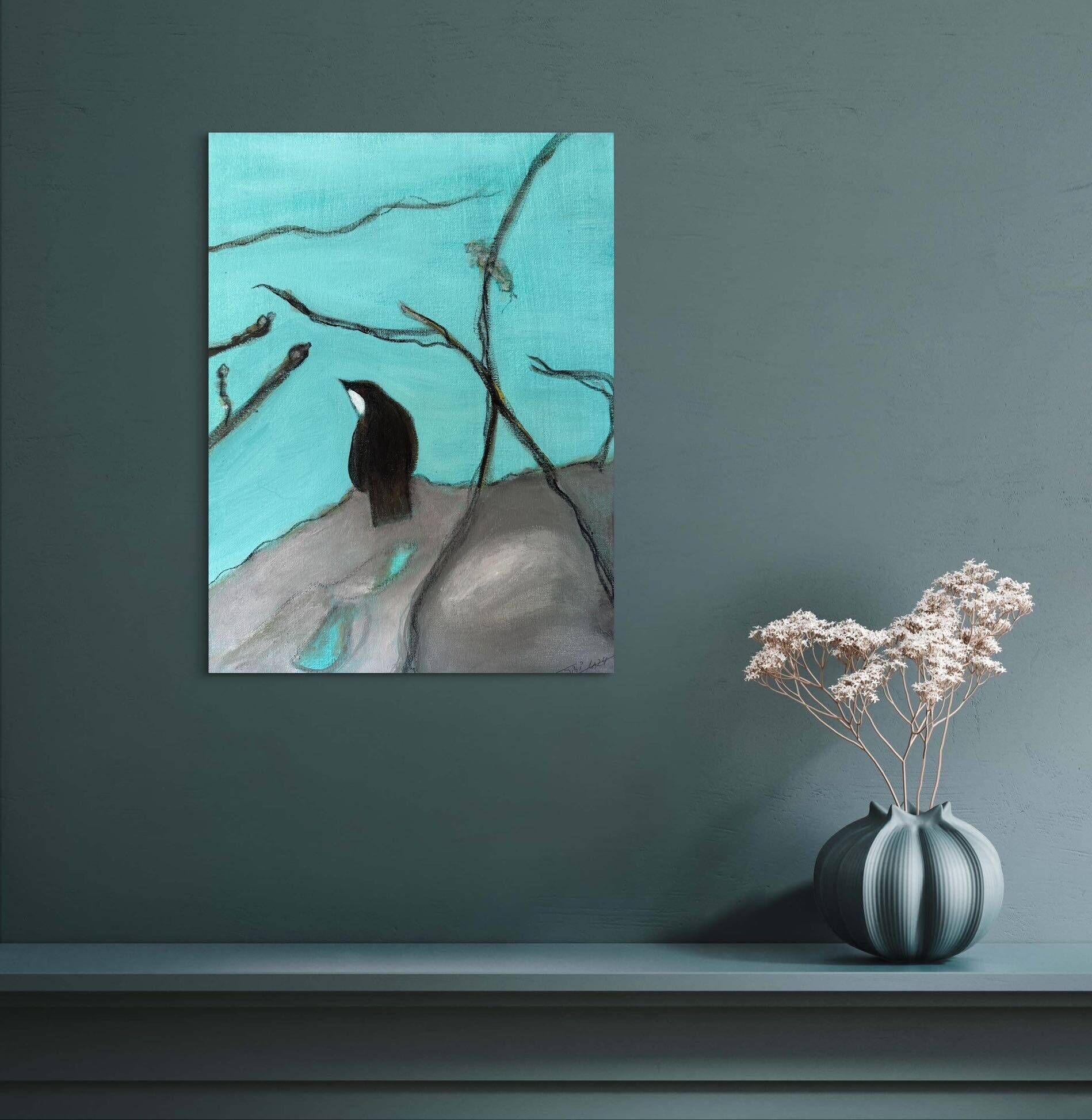 Frühling kommt kleine Wasseramsel - Martina  Schepperle  1