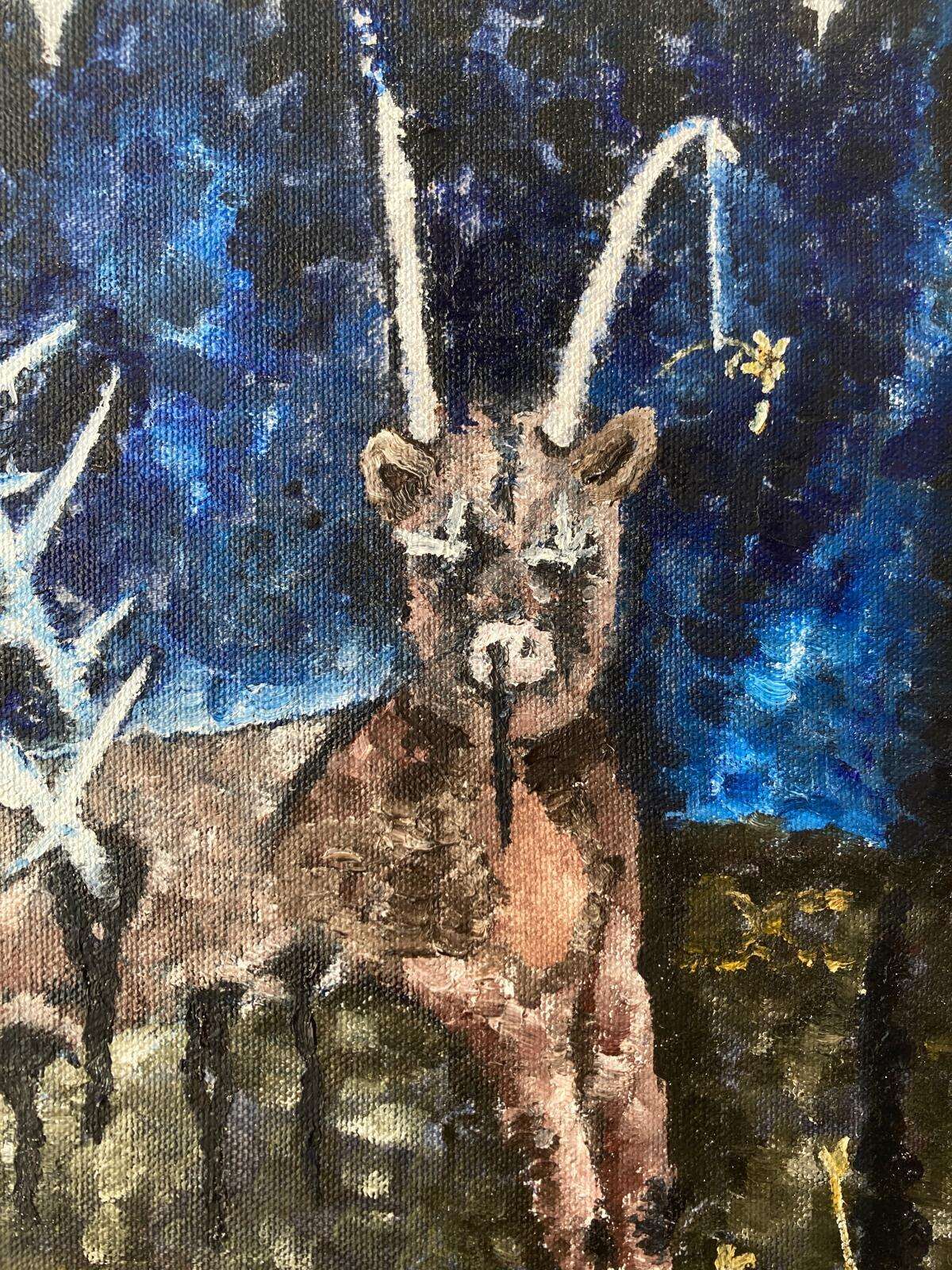 Kuh unter Sternenhimmel - Michaela Jank 3