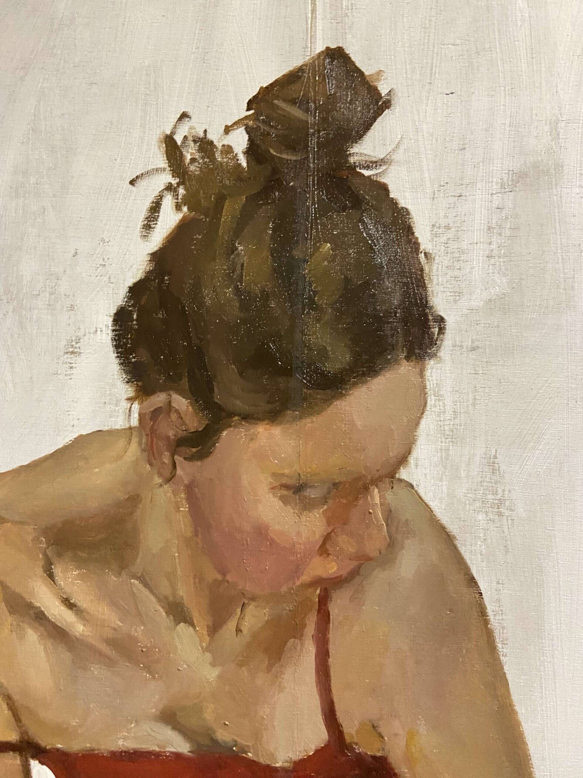 Elisa auf grünem Stuhl  - Lilli Geyer 2