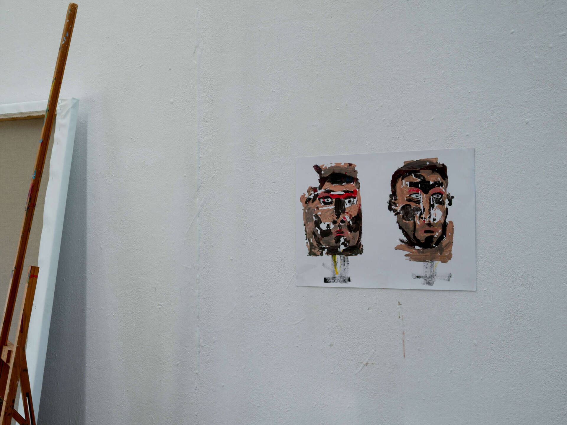 Zwei Köpfe - Leonhard Mihm 2