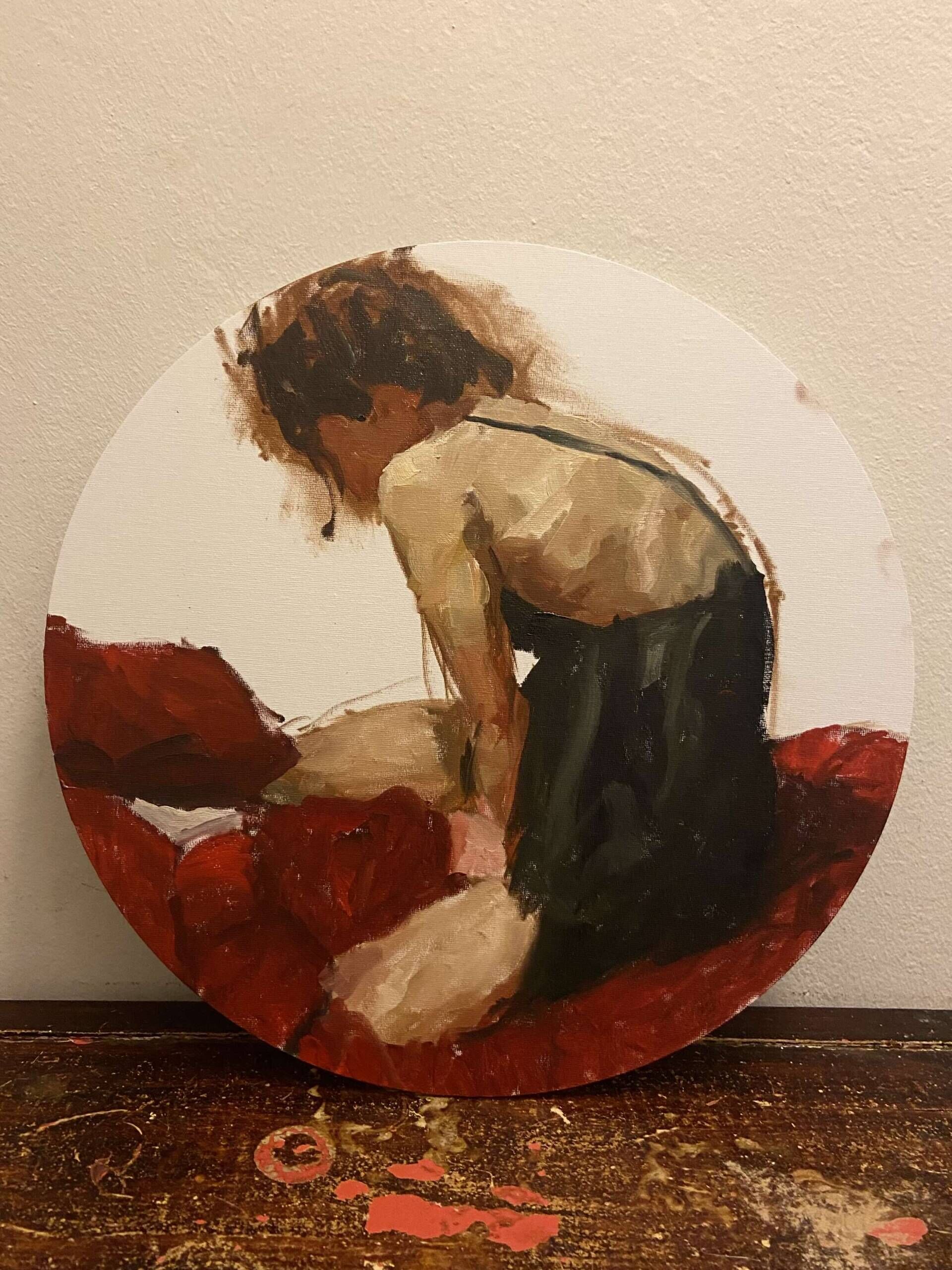 Ellen in red sheets III - Lilli Geyer 1