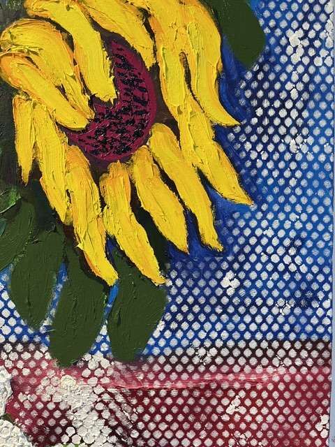 Die Sonnenblume in der Vase - Anna Hopfensberger 5