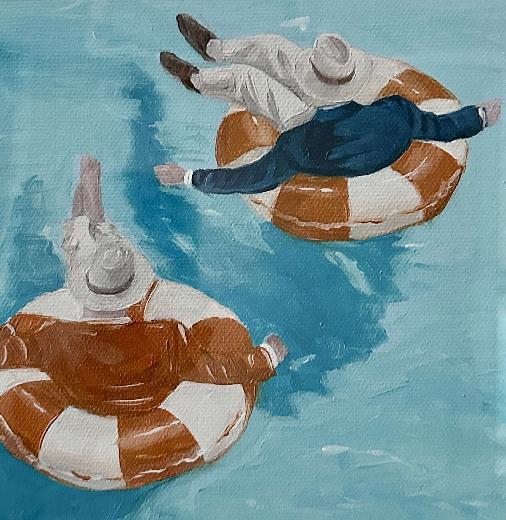 casually swimming - fine art print/Kunstdruck - Jana Mertens 5