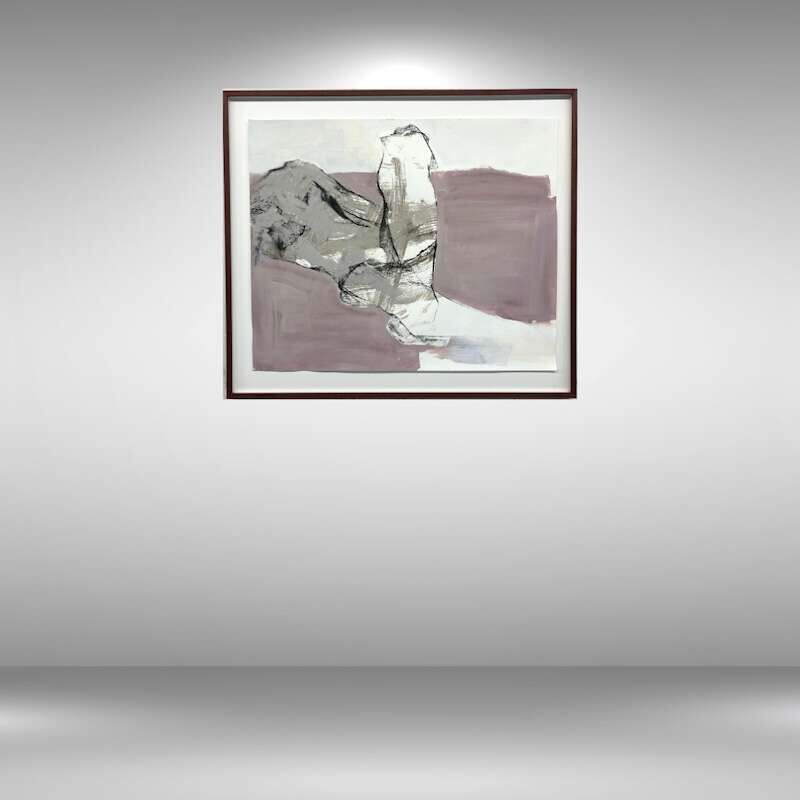 Weiblicher Akt "Rosa" liegend (AZ2025-2) - Anja Edelmann 1