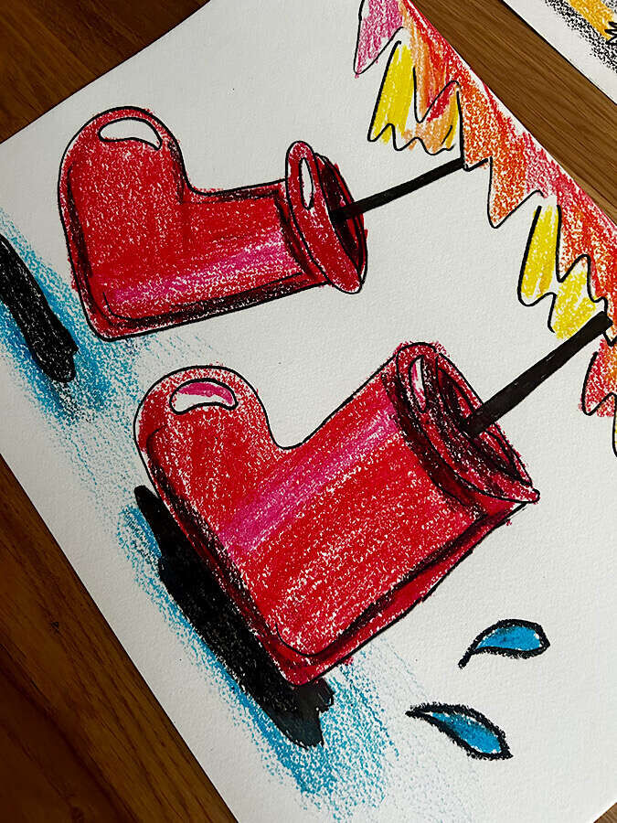 Rote Stiefel - Luna Stender 3