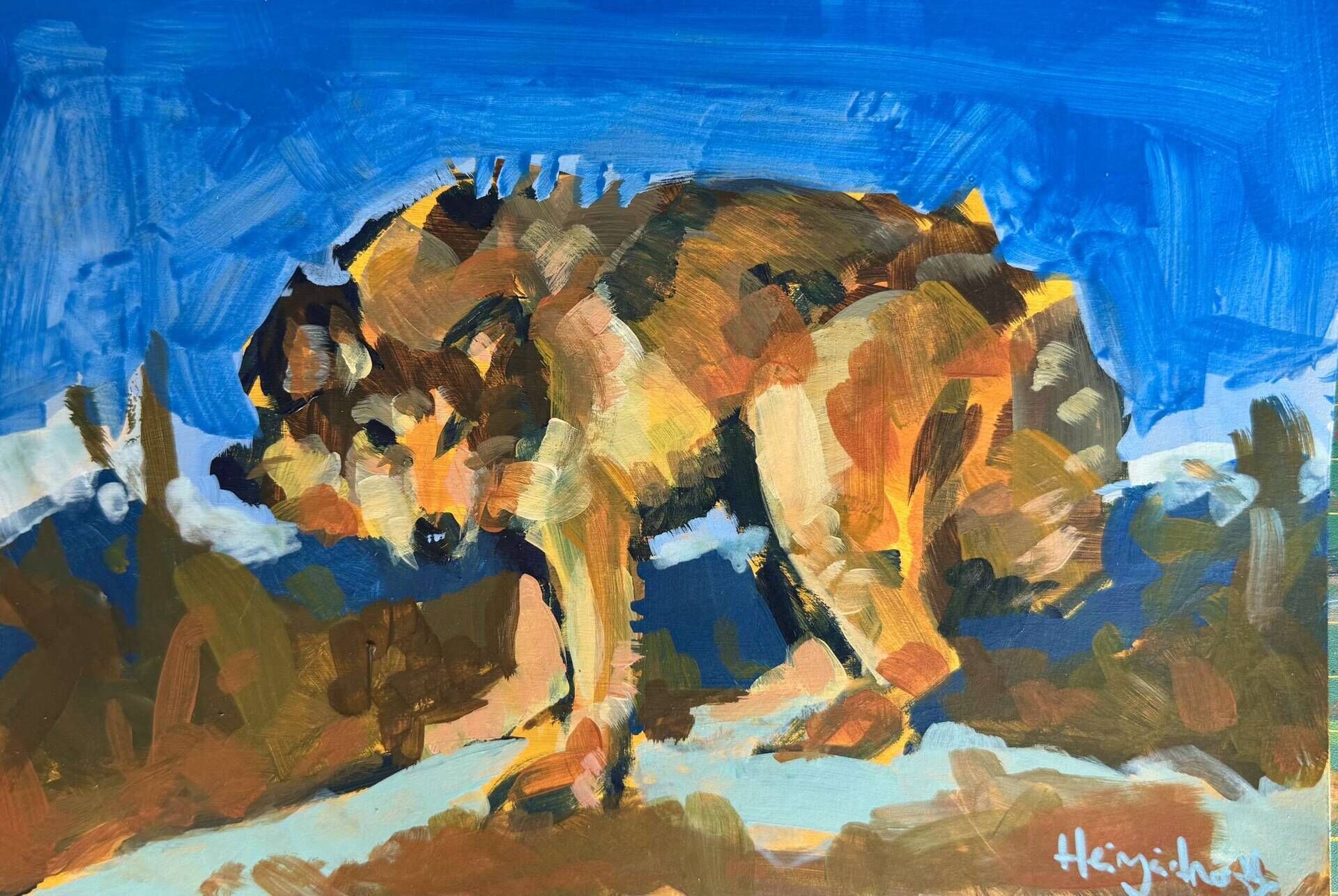 Wolf, zerzaust - Daniel Heimgärtner 1