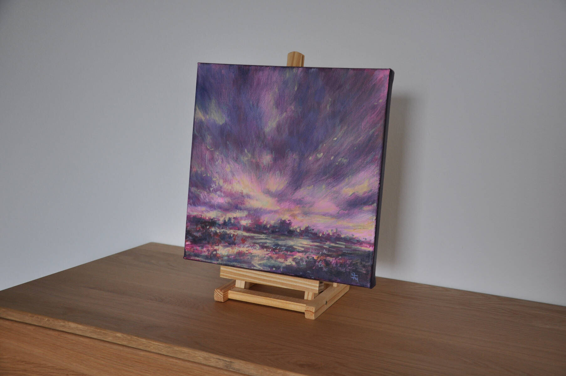 Wolkenaufbruch Violett III