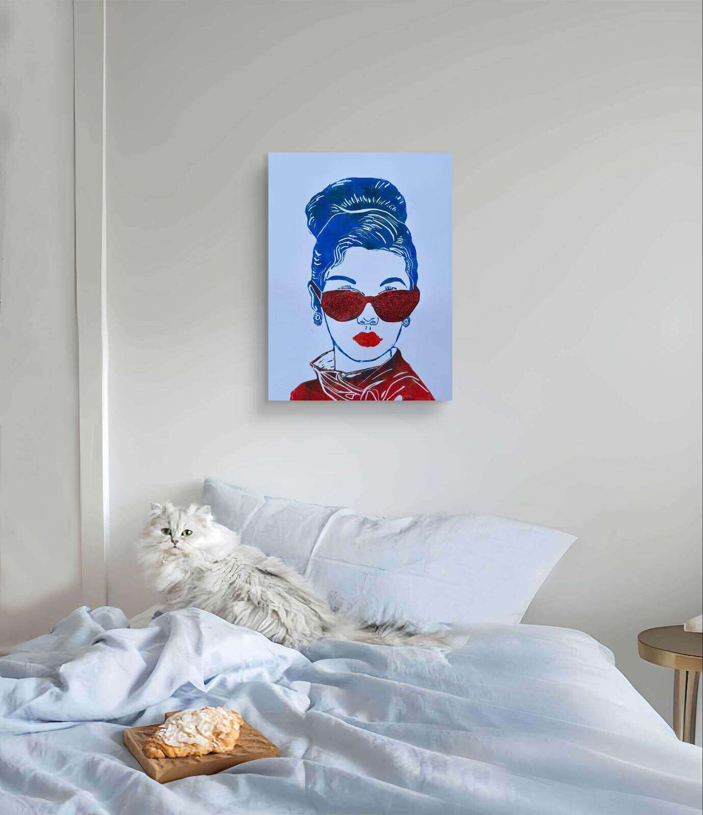 THE COOL GIRL 02 Linolschnitt - Sybille Stein 7