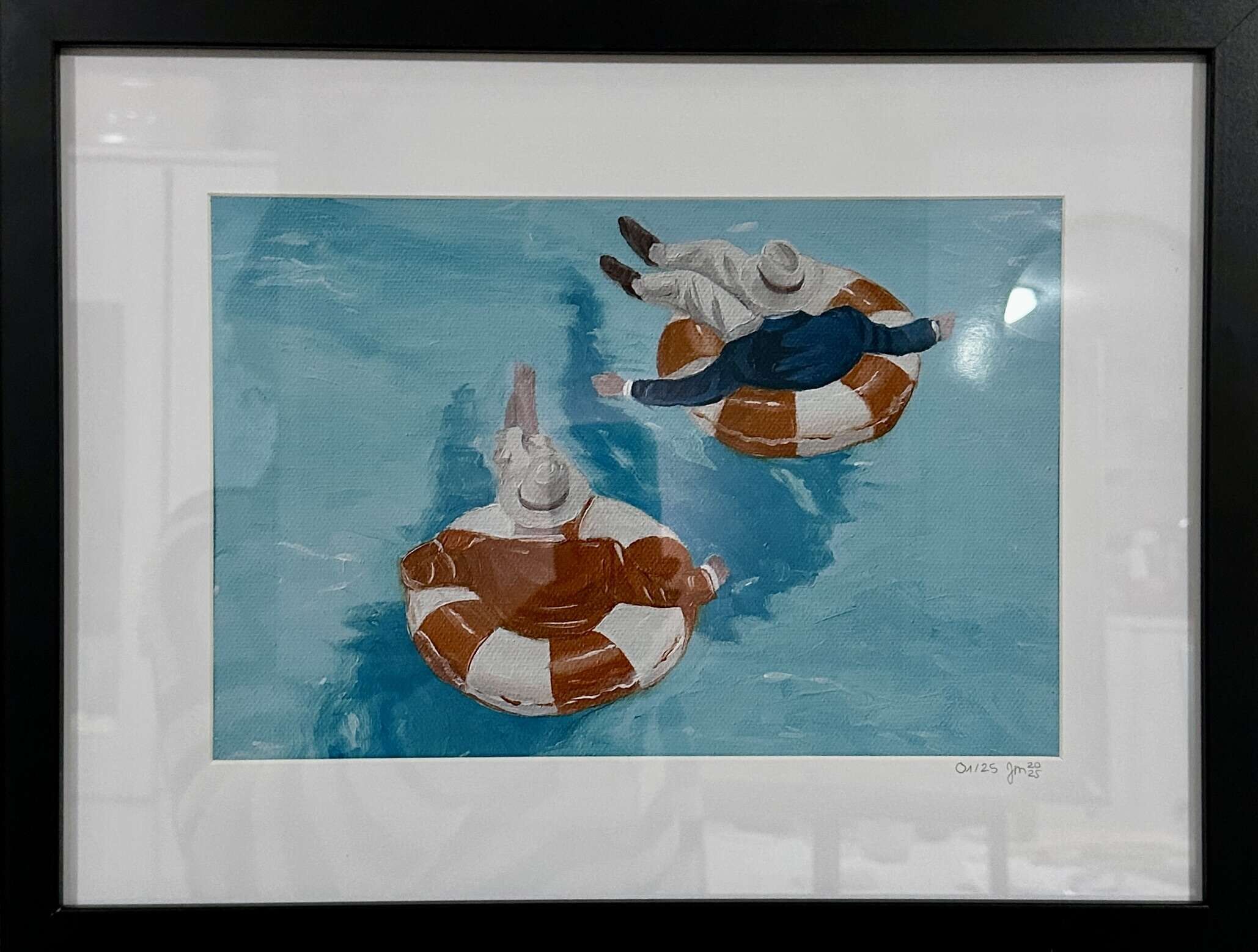 casually swimming - fine art print/Kunstdruck - Jana Mertens 2