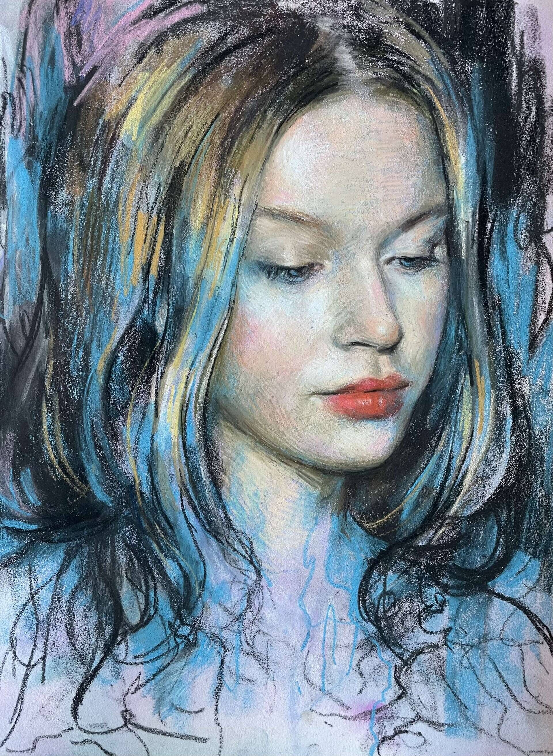 Blau und rot - Ekaterina  Vasilenko 1