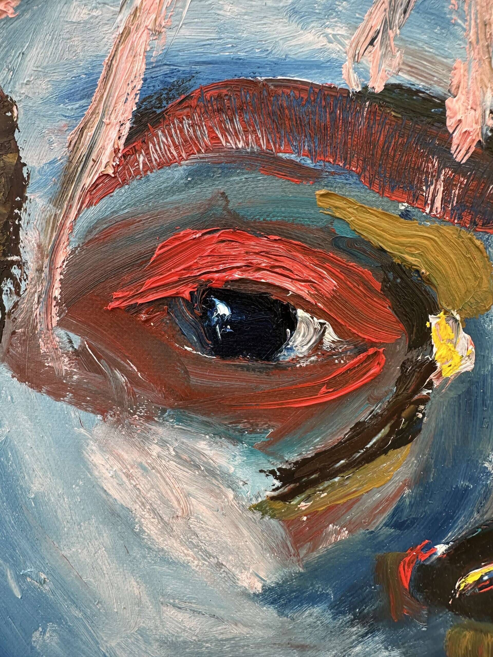 abstract portrait with pink hair (II) - Martin Collmann 3