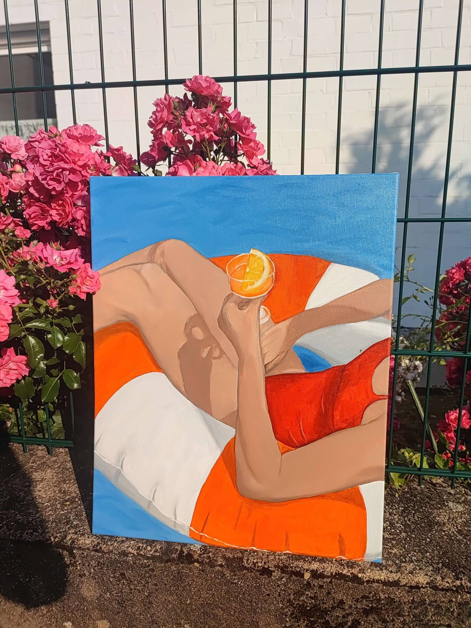 Aperol Spritz im Meer  - Alissa Knelz 2