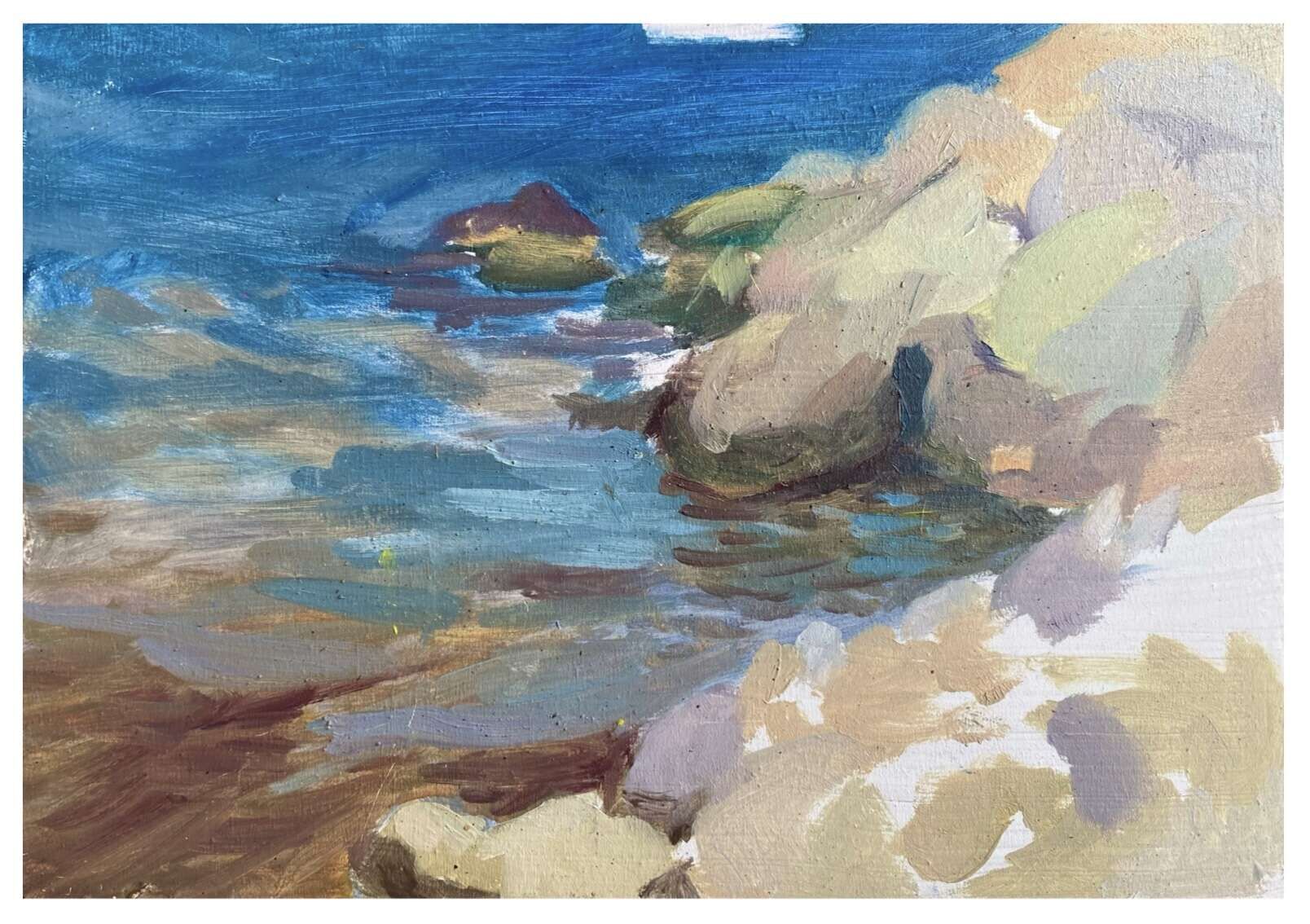 Landschaft eines Riffs in Barcelona. - Daniella Santos 1