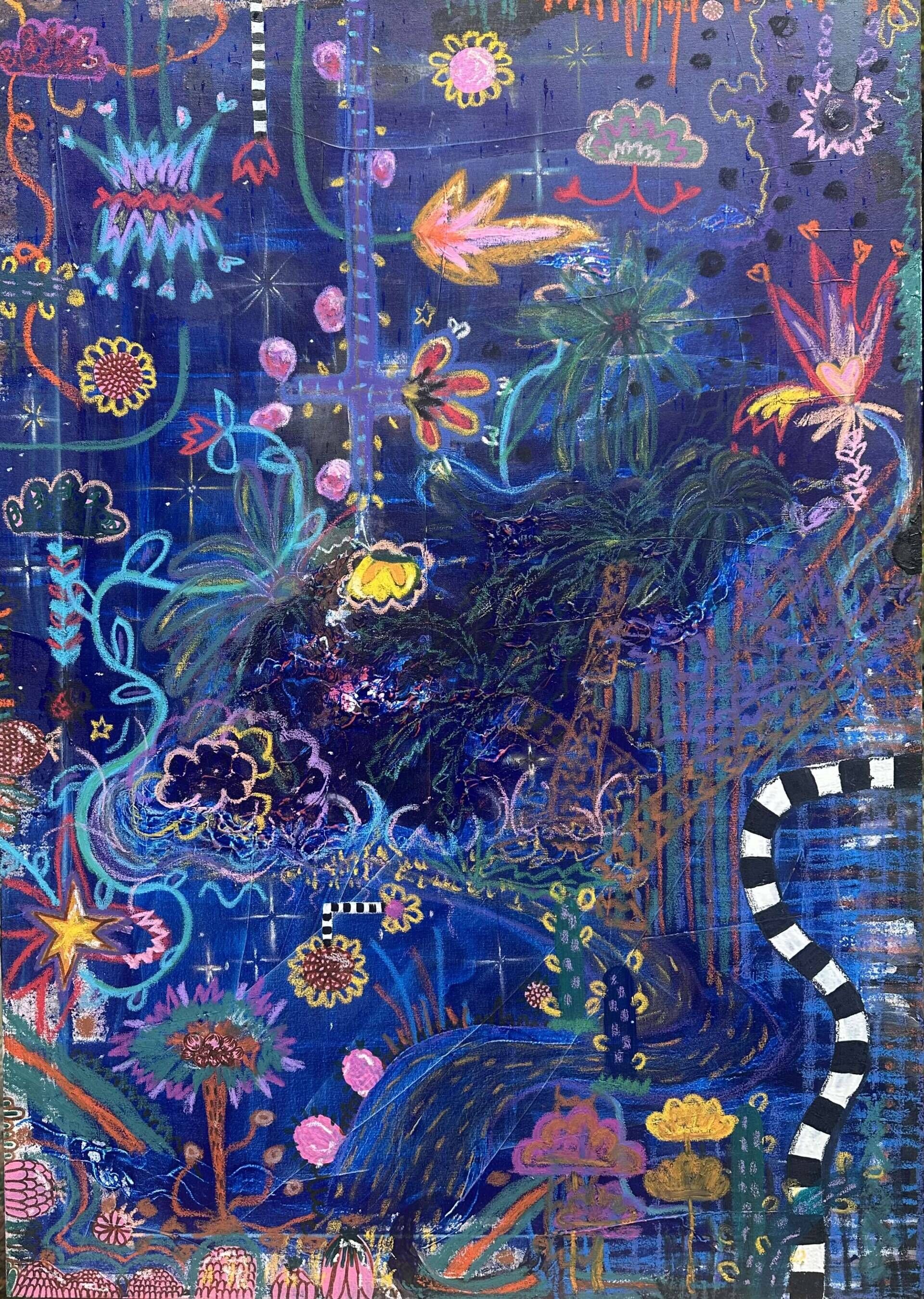 playing blue  - Hannah  Behrends  1