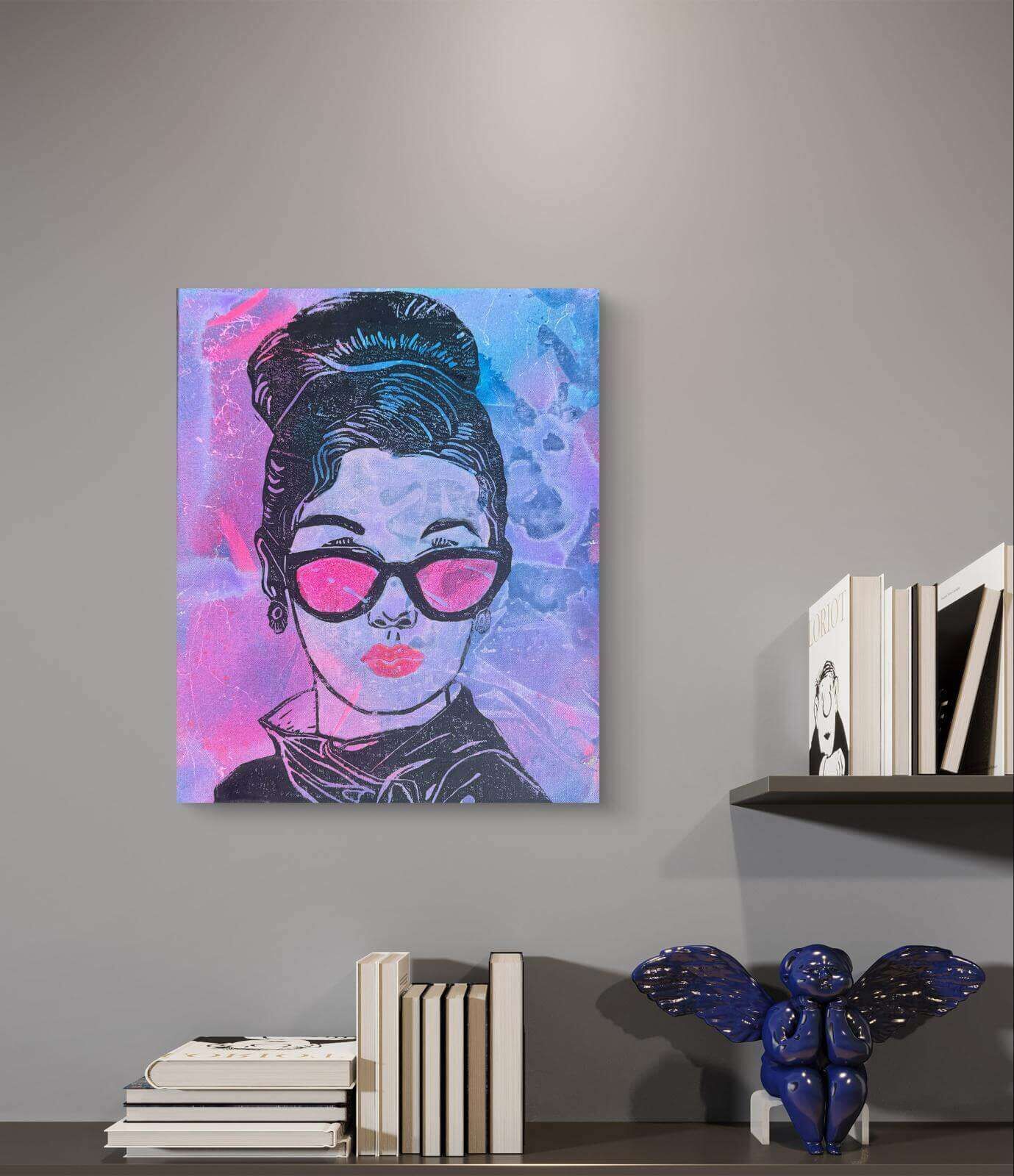 THE COOL COLOURGIRL 01 Linolschnitt - Sybille Stein THE COOL COLOURGIRL 01 Linolschnitt - Sybille Stein 4