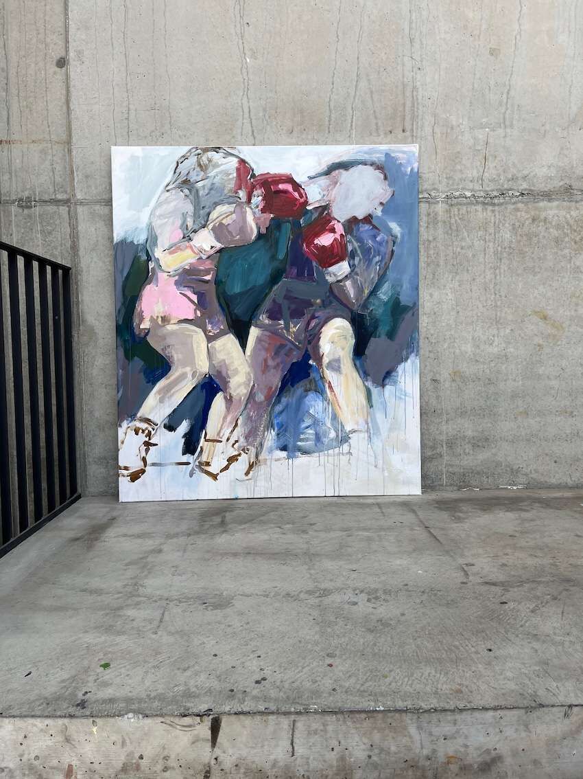 She is fighting	 - Anja Edelmann 9