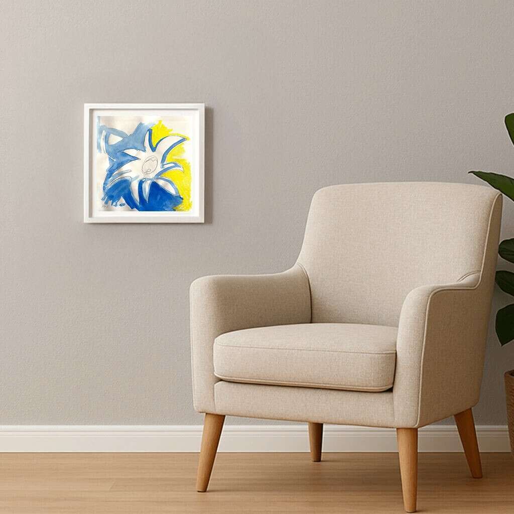 o.T. / Blue Flowers - Leoni Hannah 1