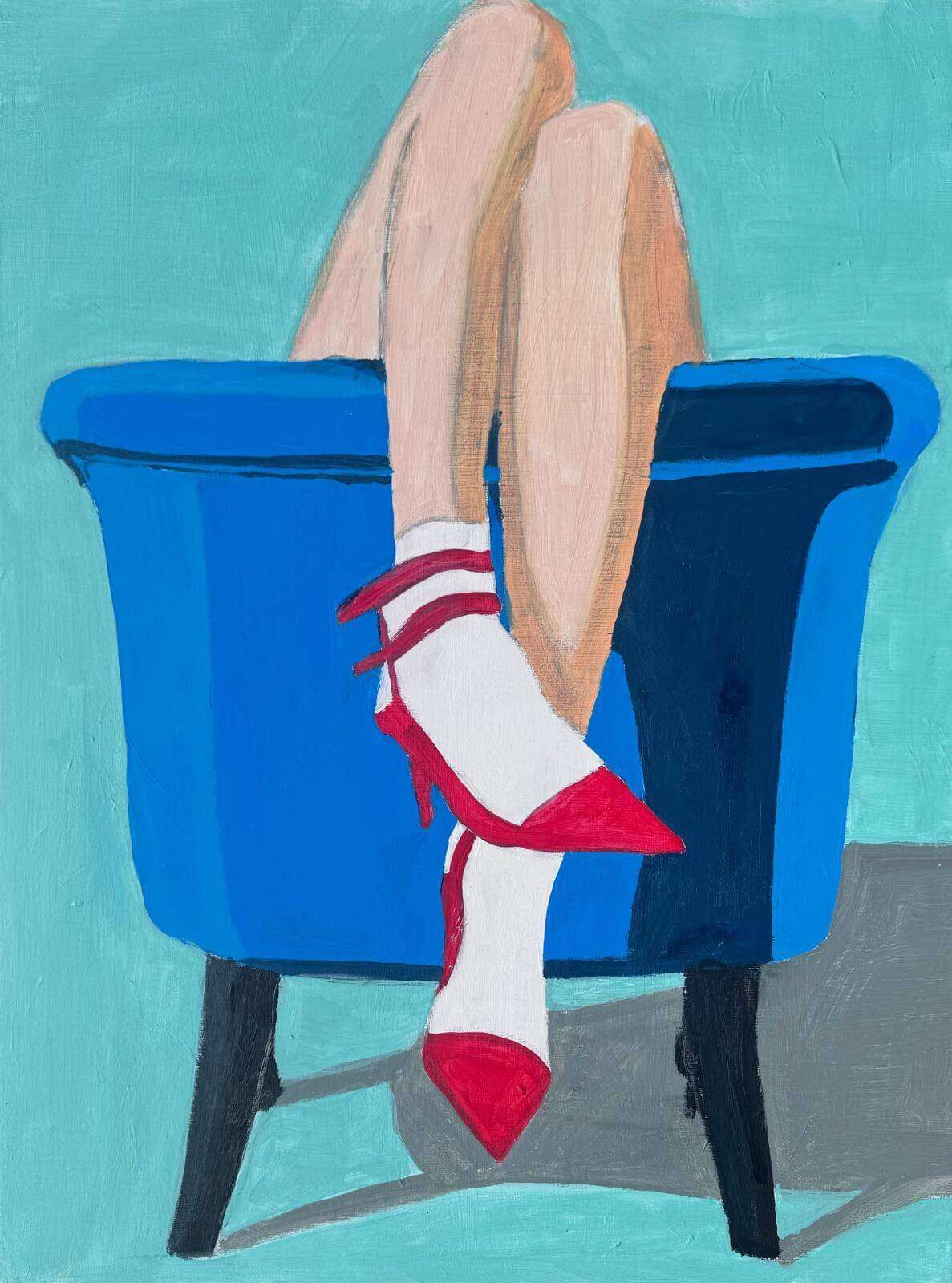 BLUE SHOES - Sybille Stein 1