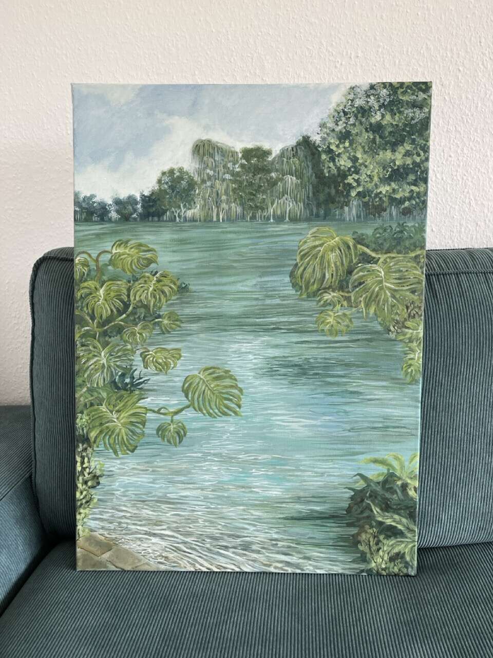 Bewölkter Tag am Wasser - Leyla Jalili 6