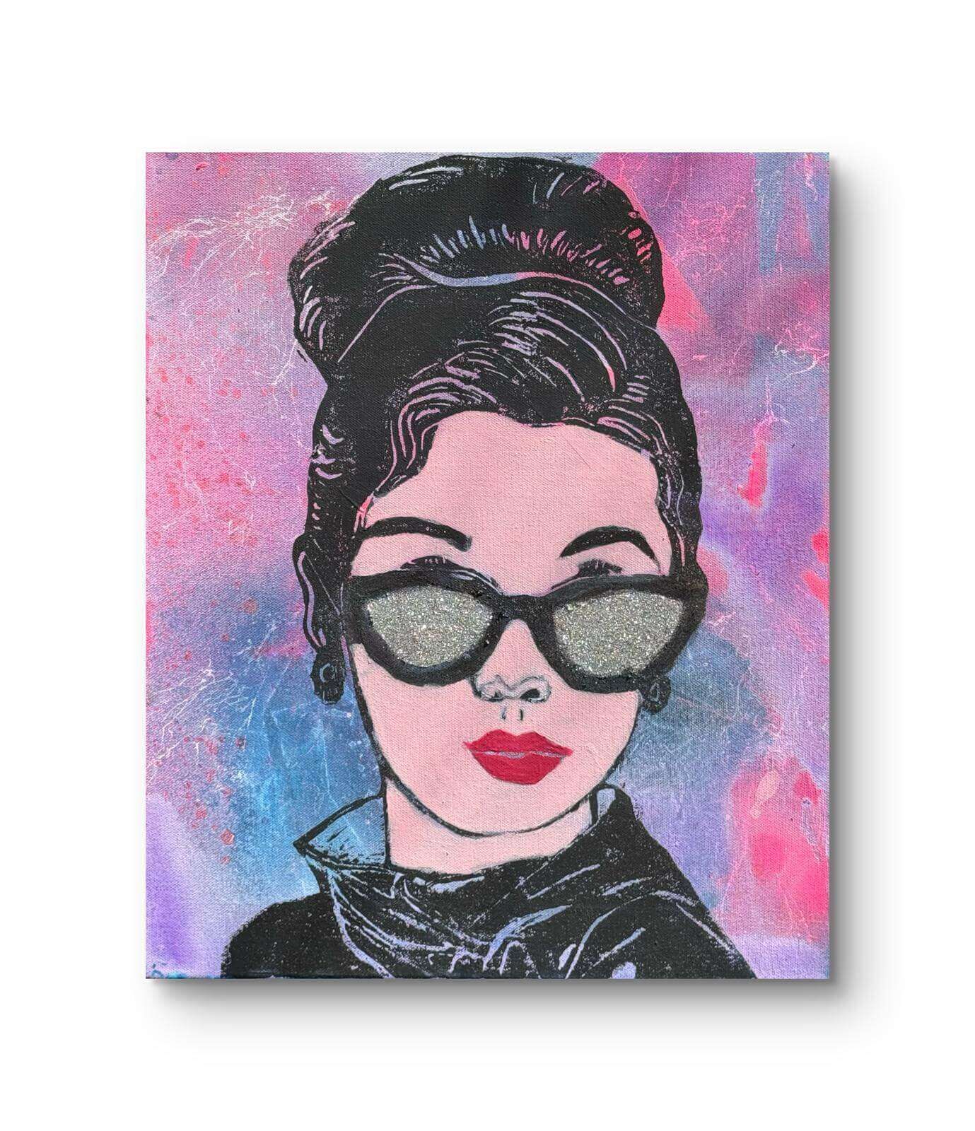 THE COOL COLOURGIRL 02 Linolschnitt - Sybille Stein 2