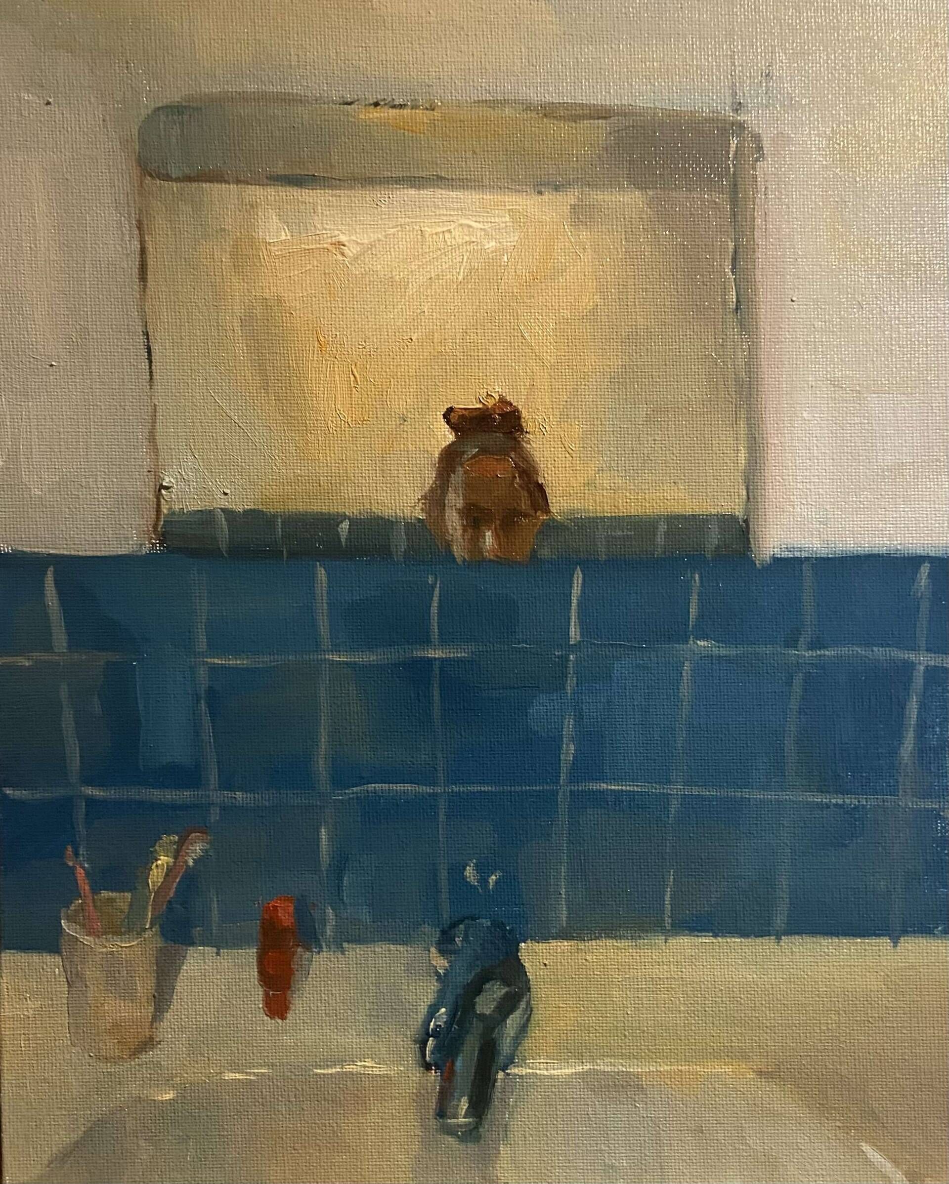 Blaues Badezimmer - Lilli Geyer 1