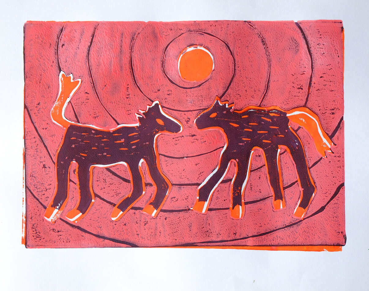 Pferde im Mondschein - Anna Leisner 1