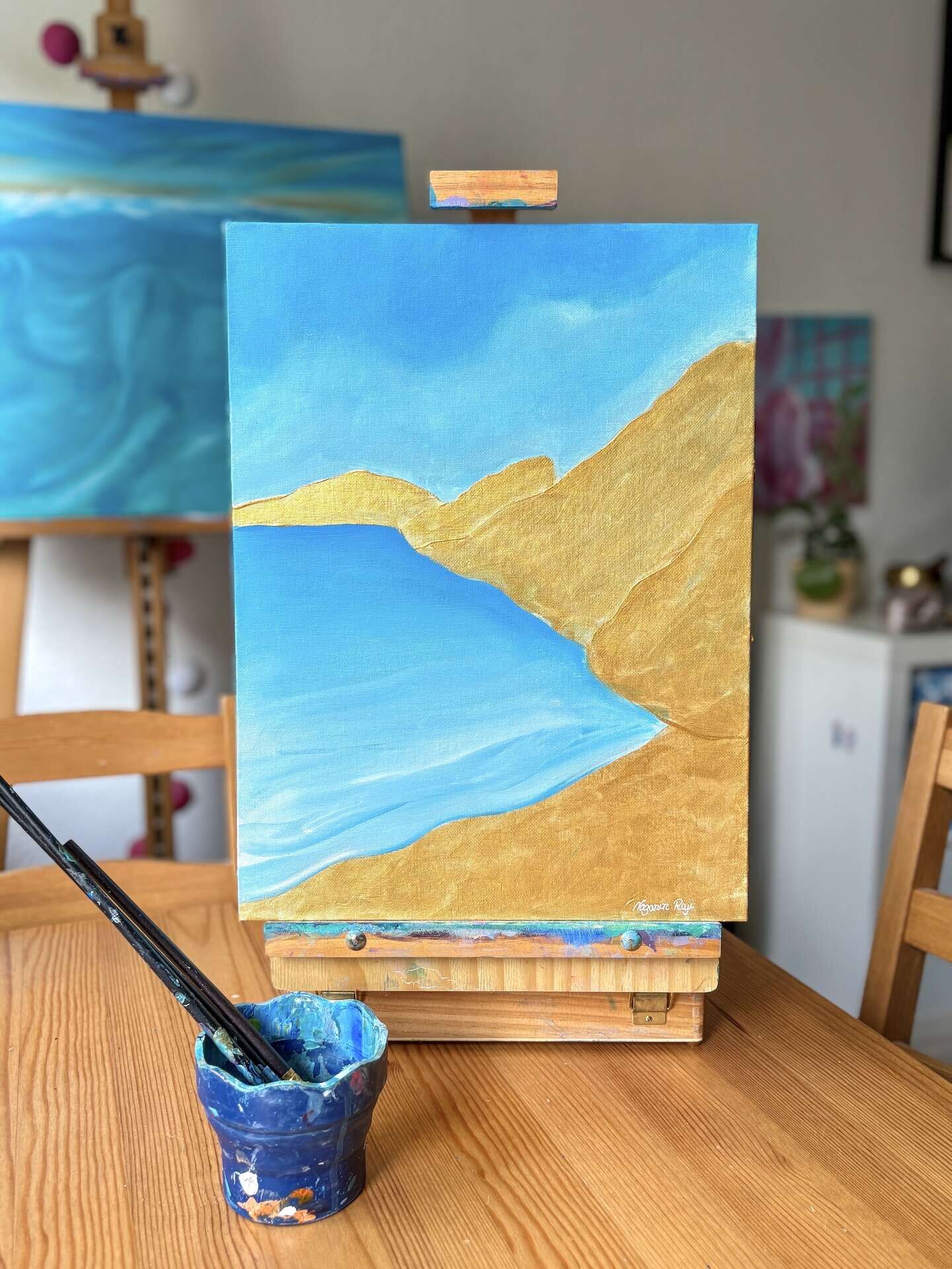 Goldene Berglandschaft - Nazanin Raji 2