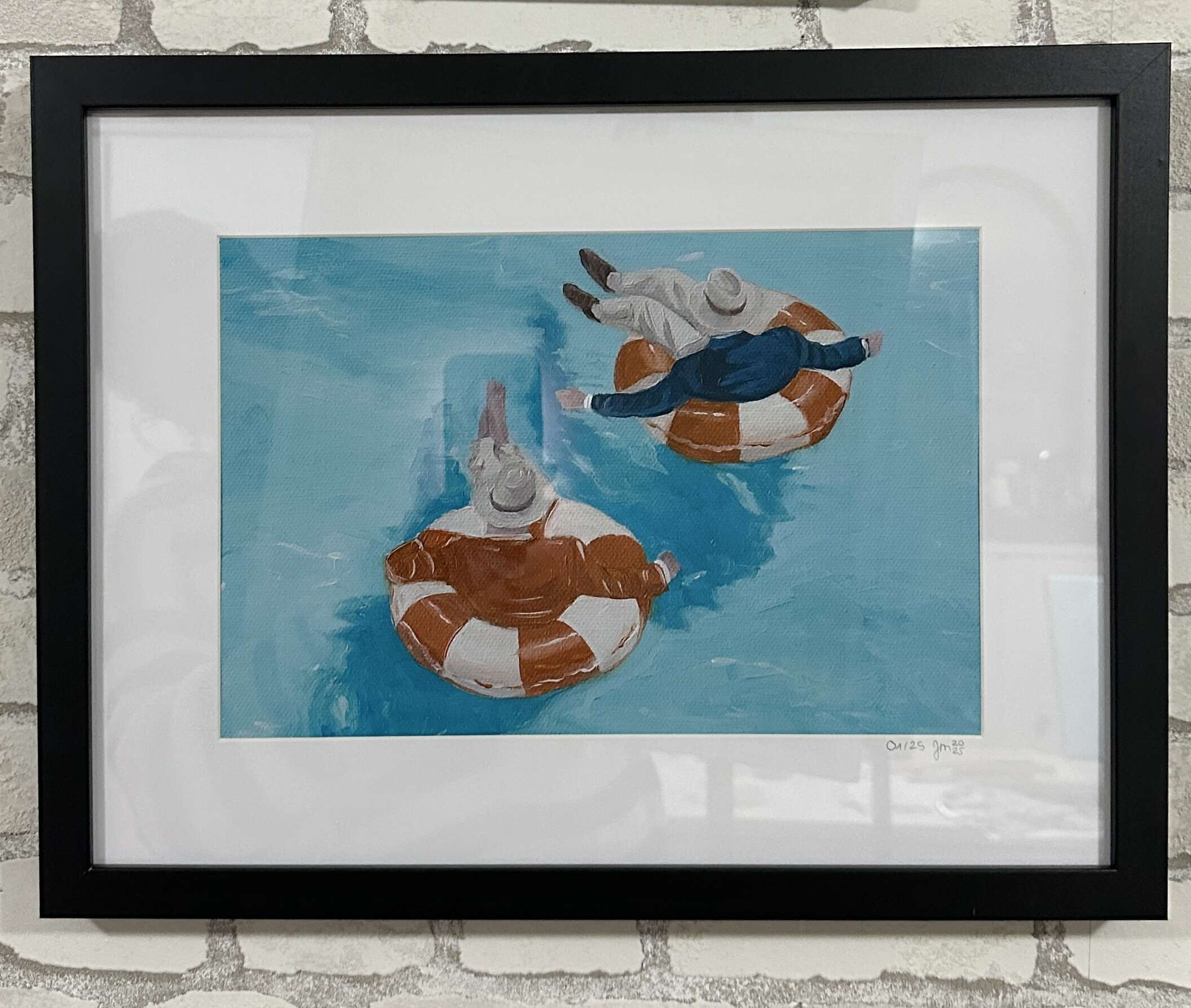 casually swimming - fine art print/Kunstdruck - Jana Mertens 6