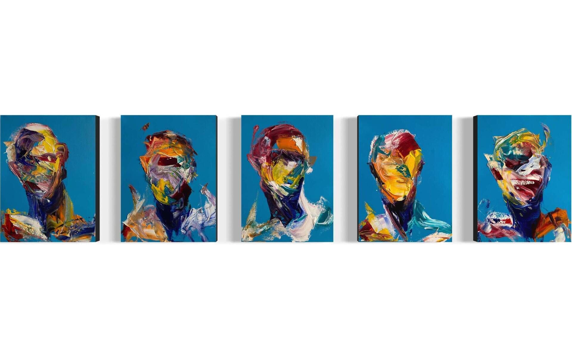 Portrait Blau 1 - Leonel Perez 2