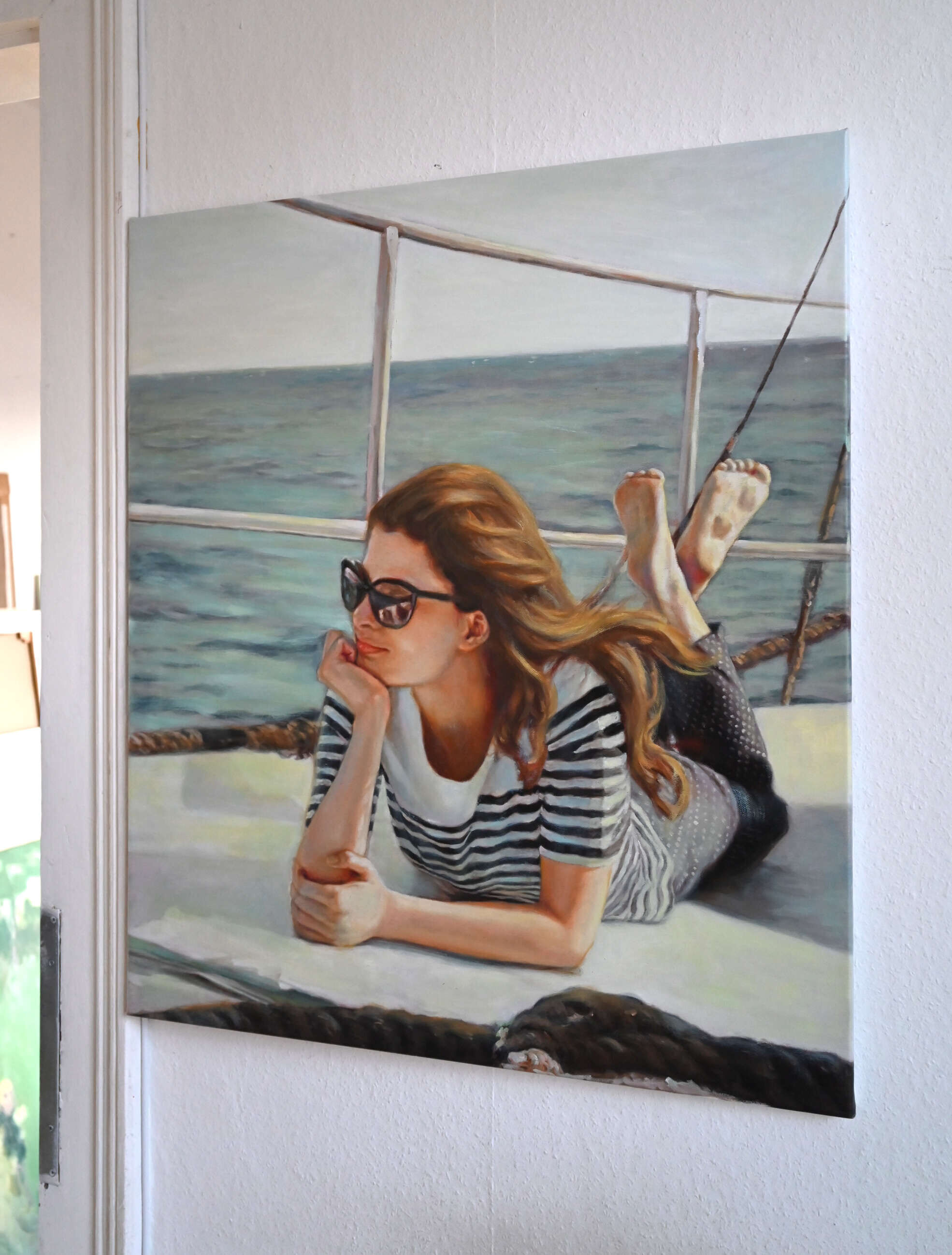 Frau auf Boot - Christian Herzig 2