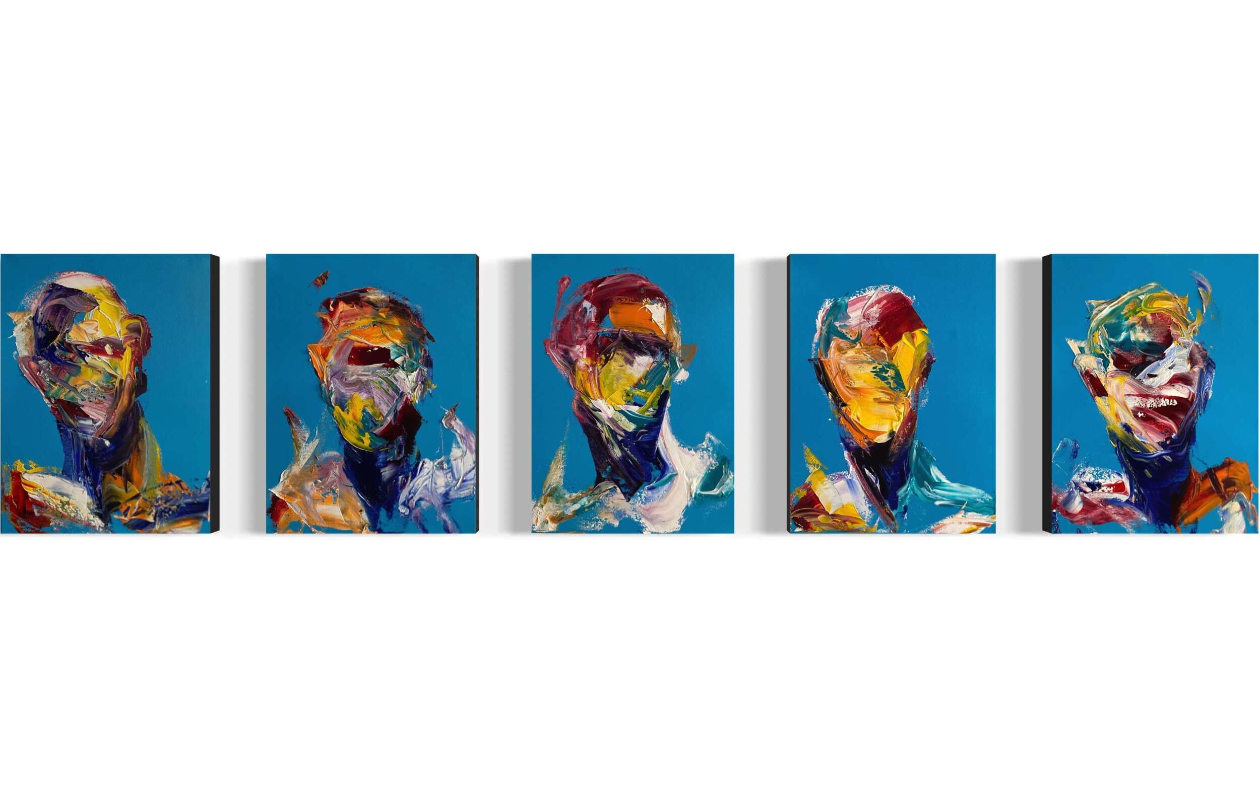 Portrait Blau 3 - Leonel Perez 2