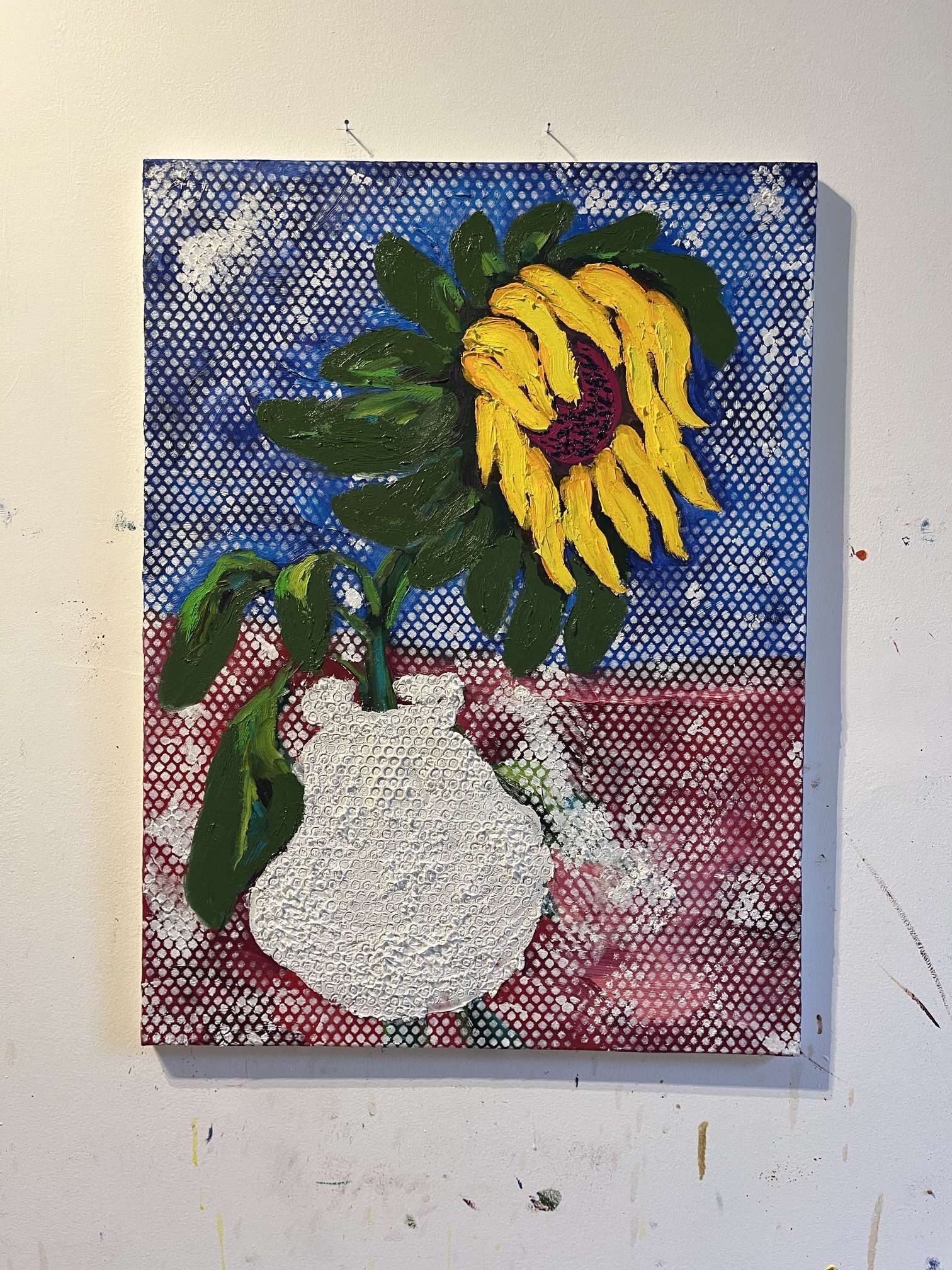 Die Sonnenblume in der Vase - Anna Hopfensberger 2