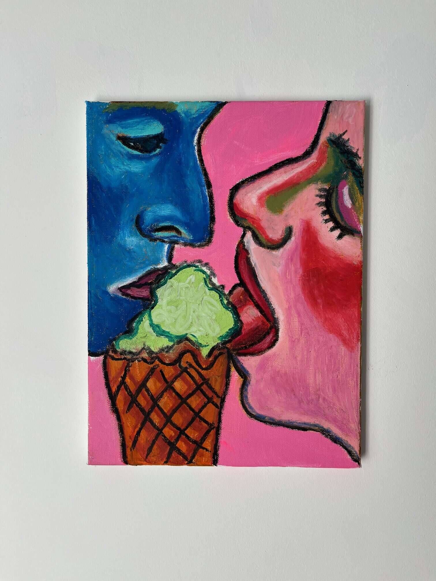 Pistachio ice cream II - Anna Hopfensberger 1