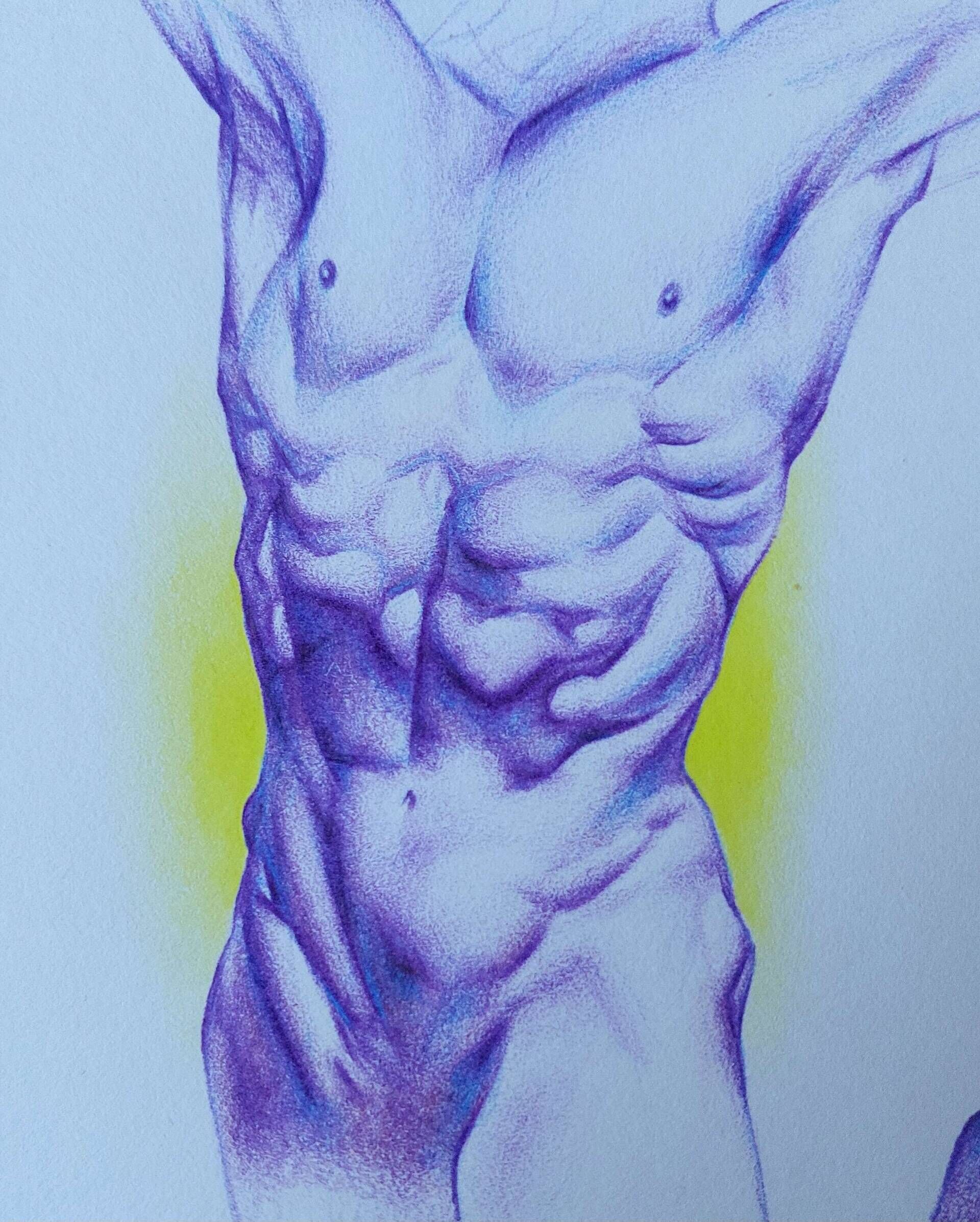 Männlicher Torso (Aktstudie) - Alexander Straub 2