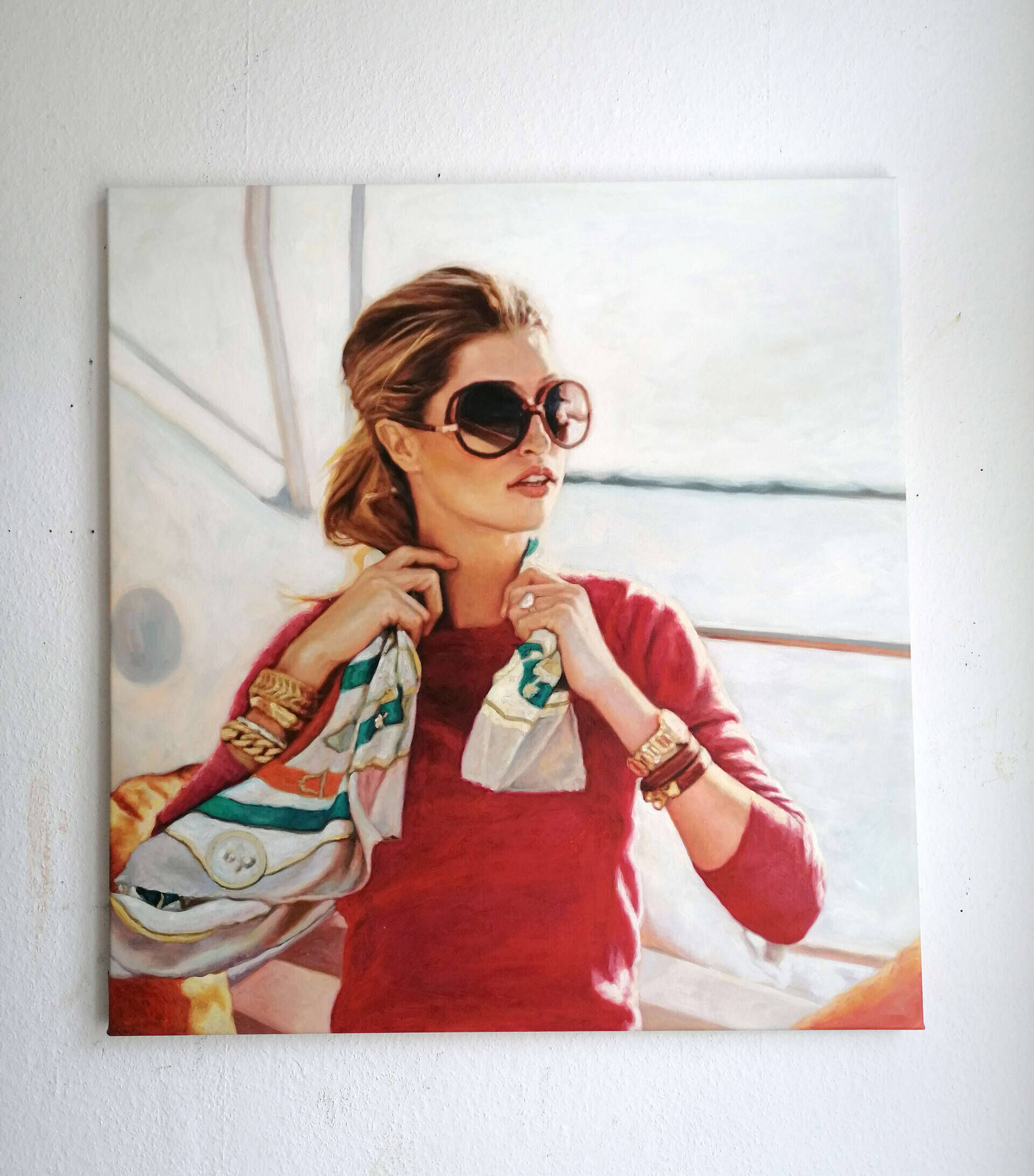 Frau mit Sonnenbrille - Christian Herzig 1