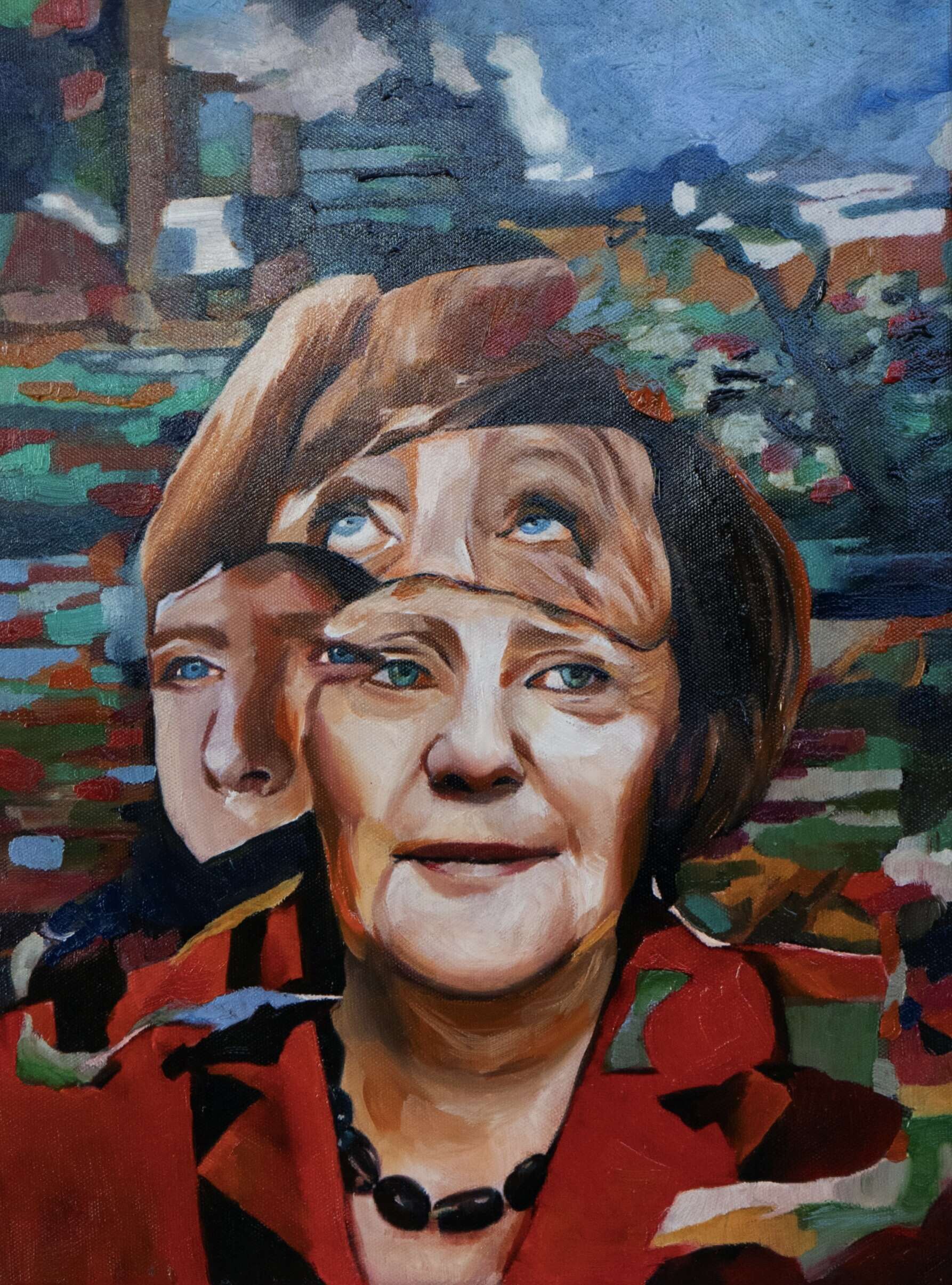 The Faces Of Angela Merkel - Julia Sophia  Neundorf 1