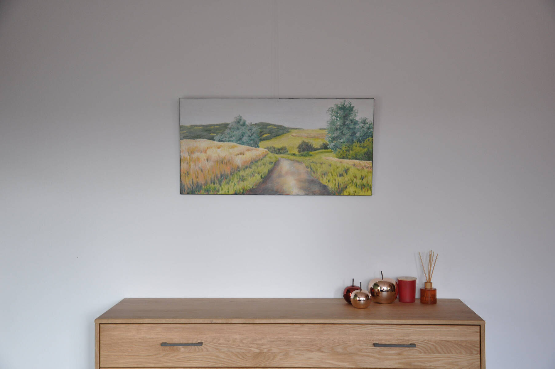 Weg in die Feldlandschaft