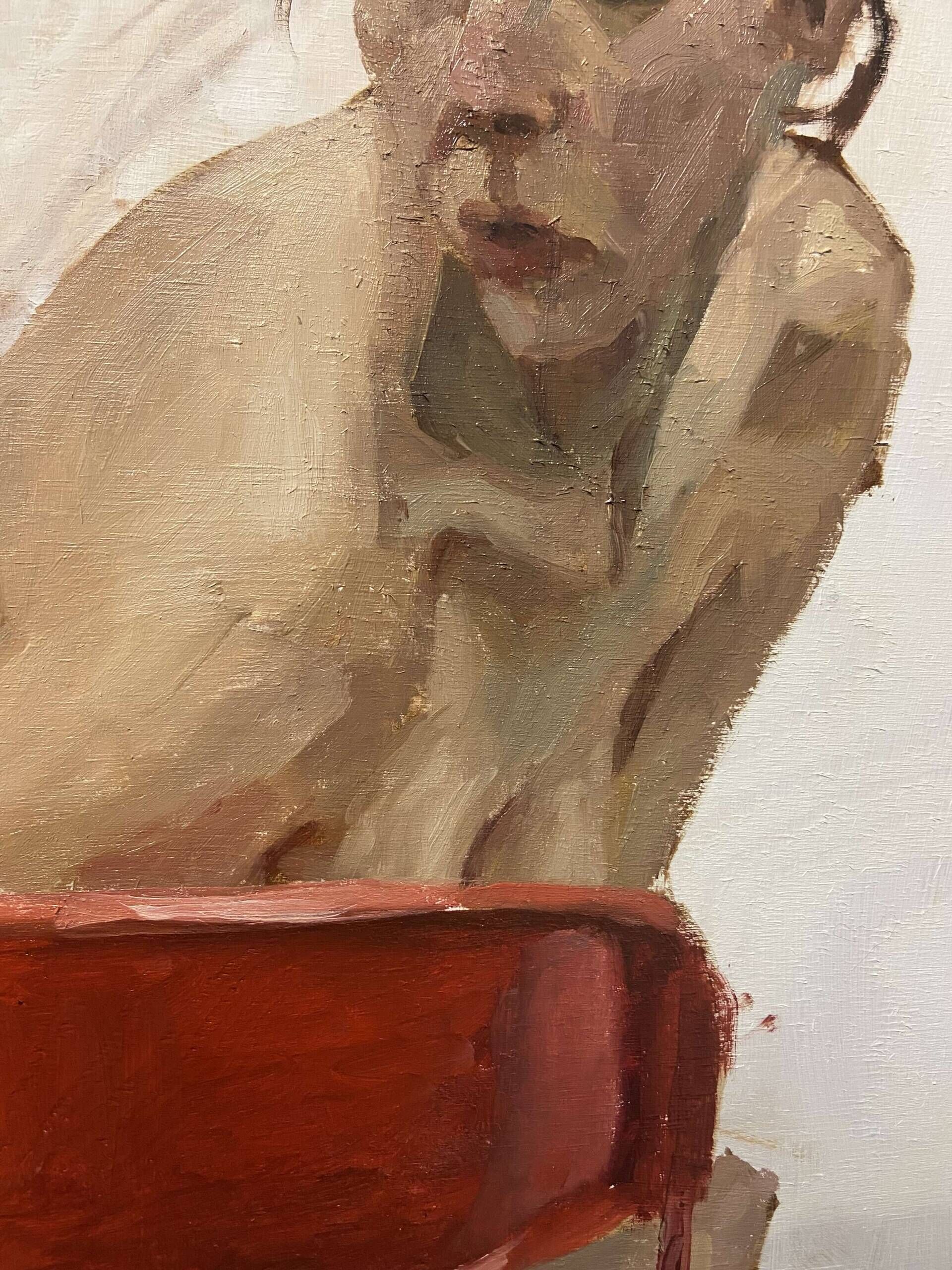 Elisa auf rotem Stuhl  - Lilli Geyer 3