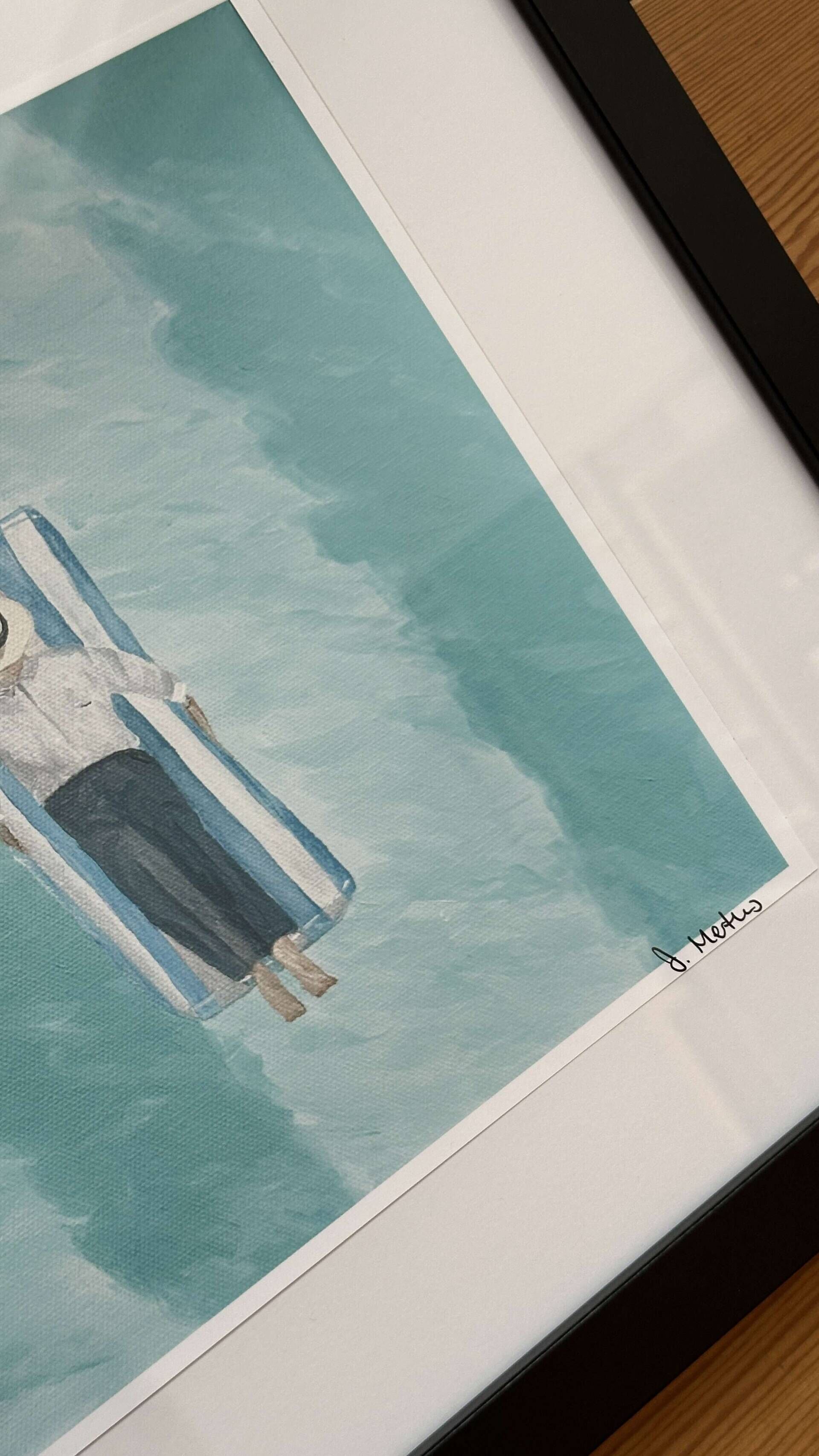 casually floating - fine art print - Jana Mertens 3