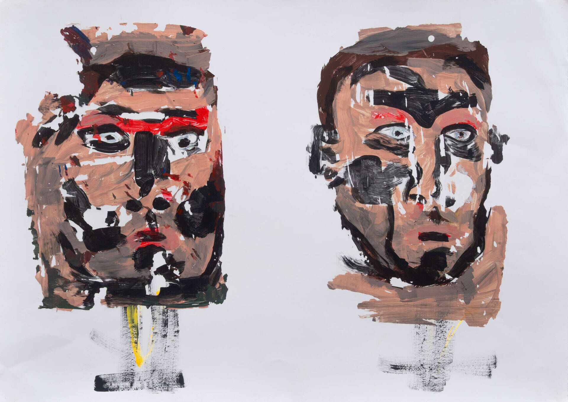 Zwei Köpfe - Leonhard Mihm 1