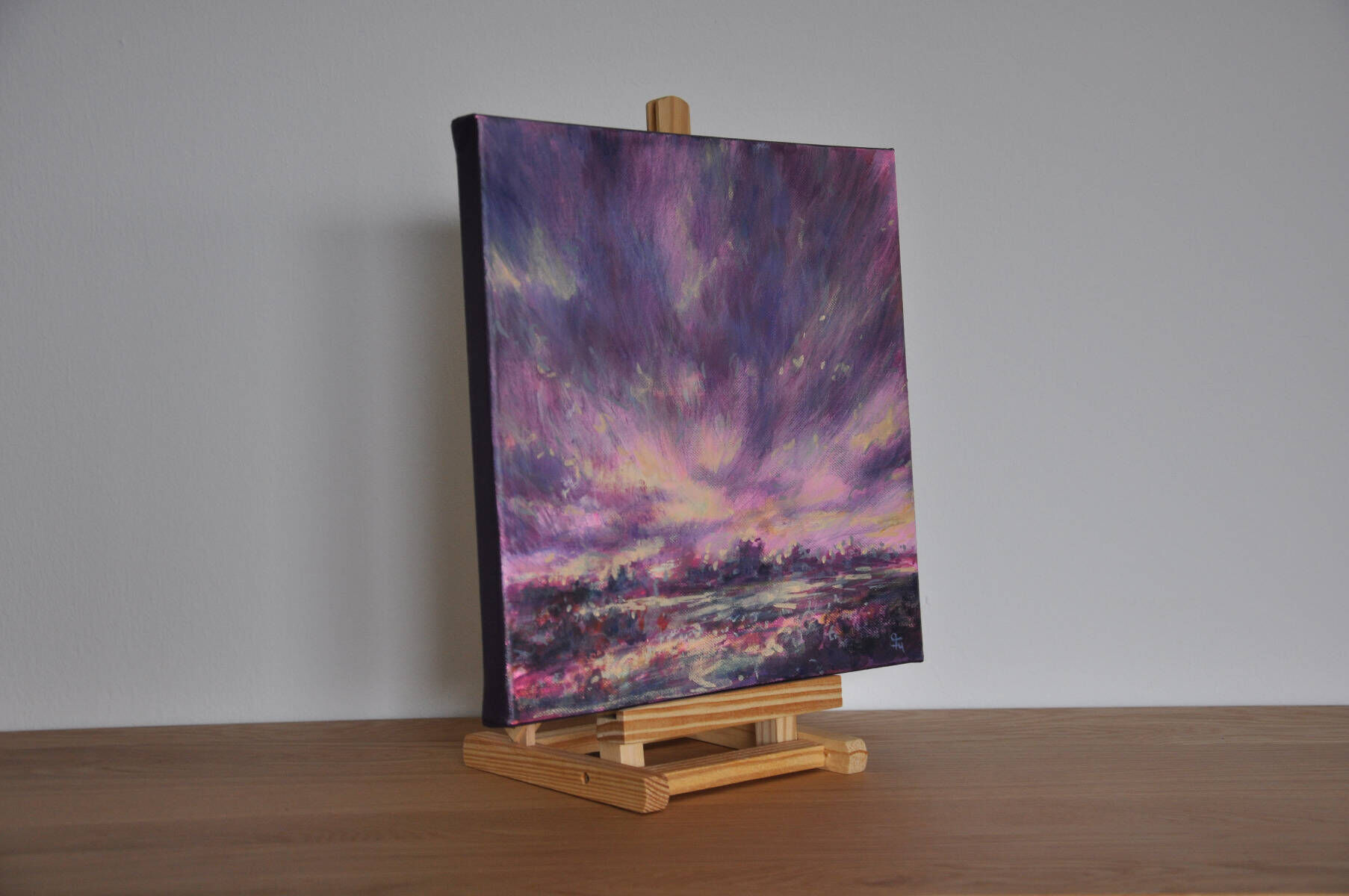 Wolkenaufbruch Violett III