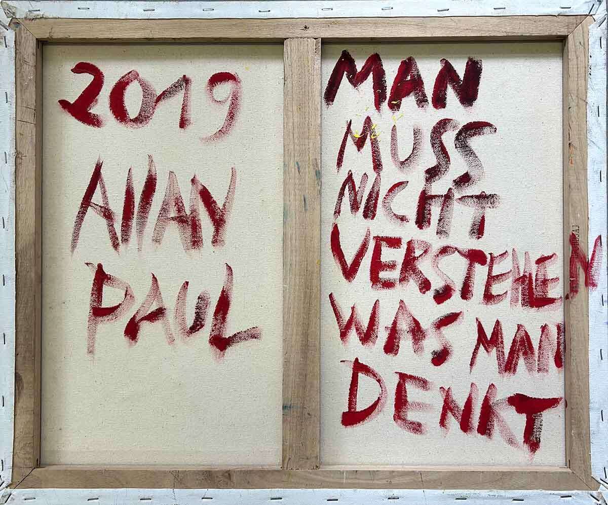 Man muss nicht verstehen was man denkt  - Allan Paul  2