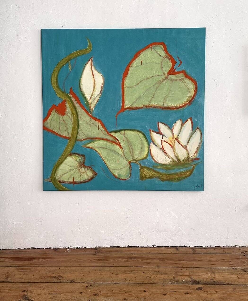 Golden Summer  Waterlilies 2 - Martina  Schepperle  1