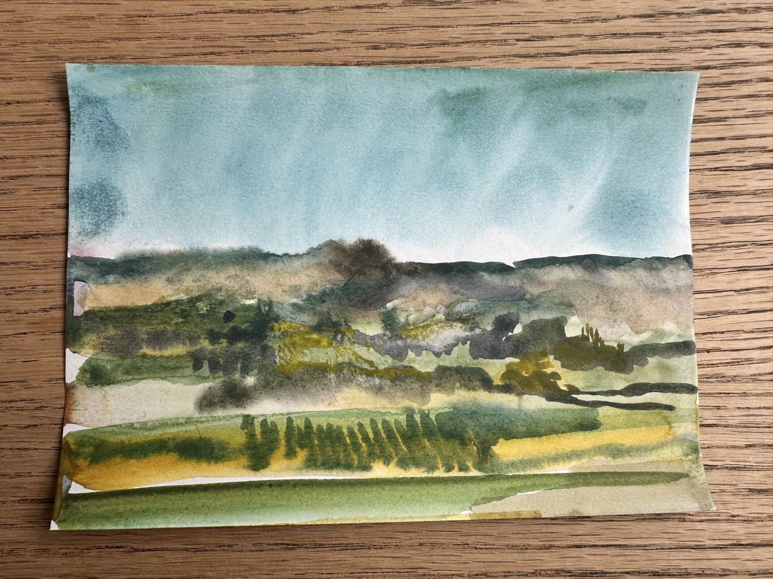 Landschaft vor Ankara no.2 - Melek Özer 2