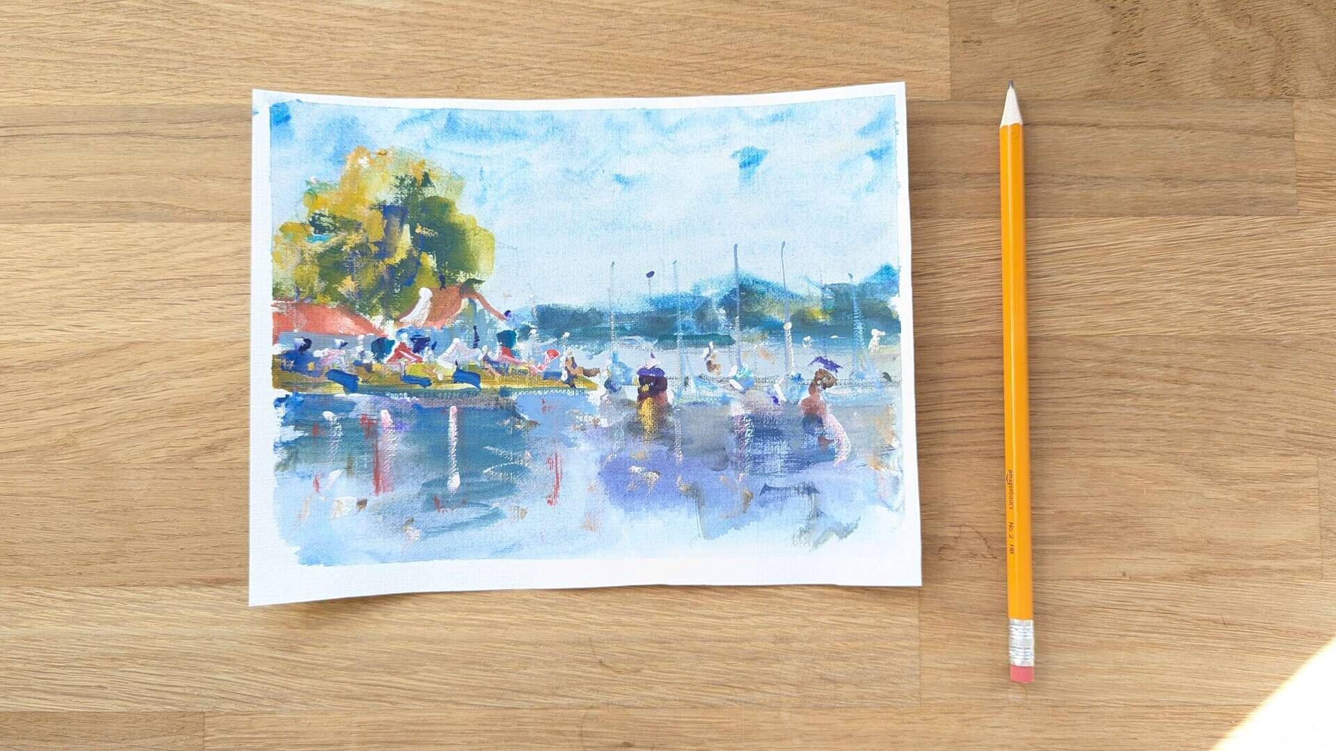 Sommertag am See - Genady Arkhipau 2