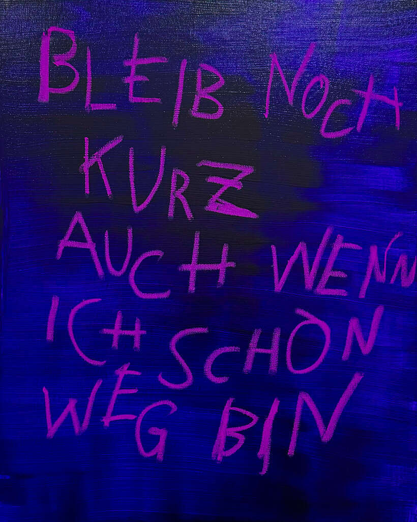 bleib noch kurz auch wenn ich schon weg bin - Maximilian Dussmann 1