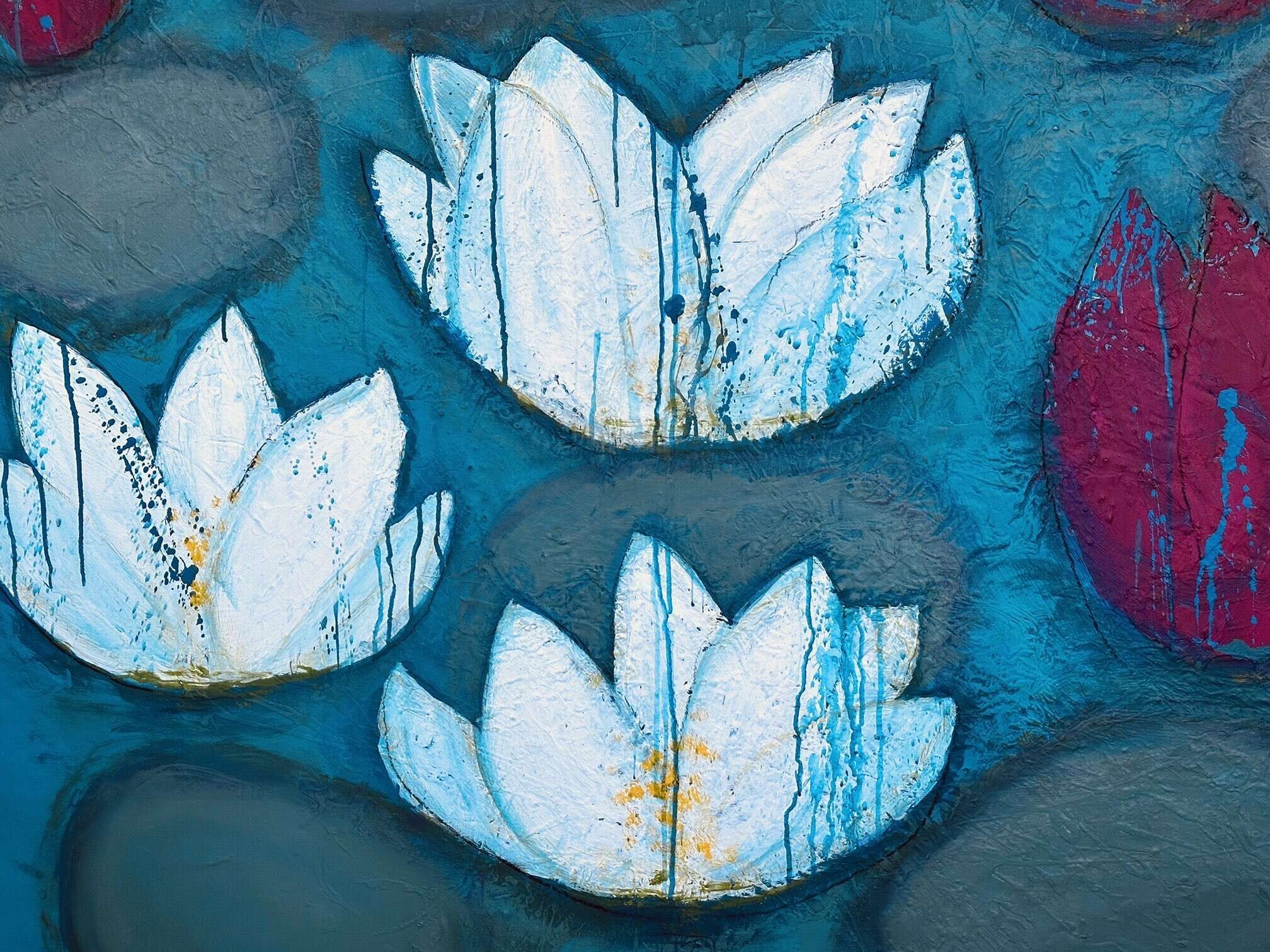 Organic Waterlilies  - Martina  Schepperle  2