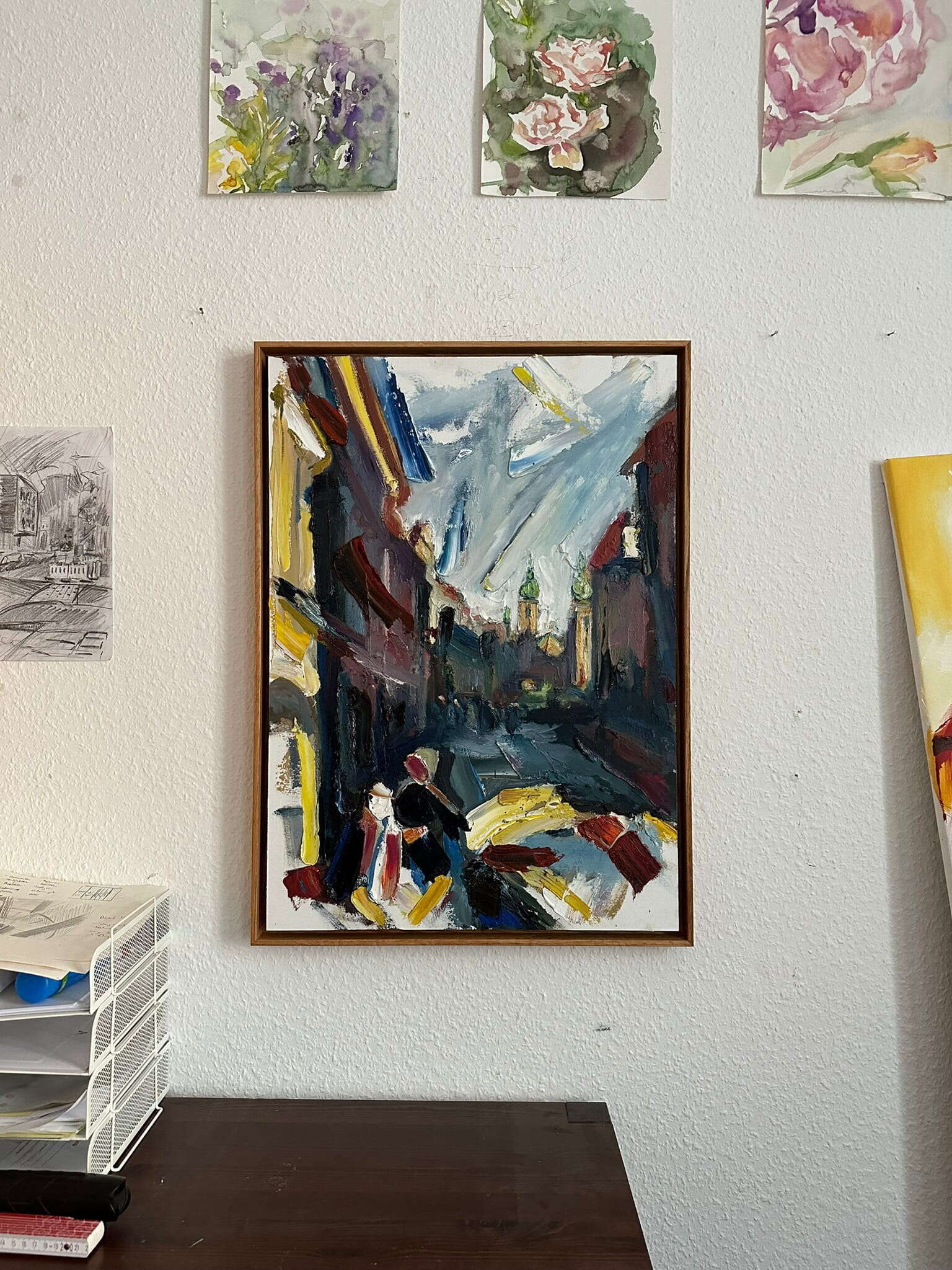 Vor der Brücke zur Stadt  - Noah Rennebaum 4
