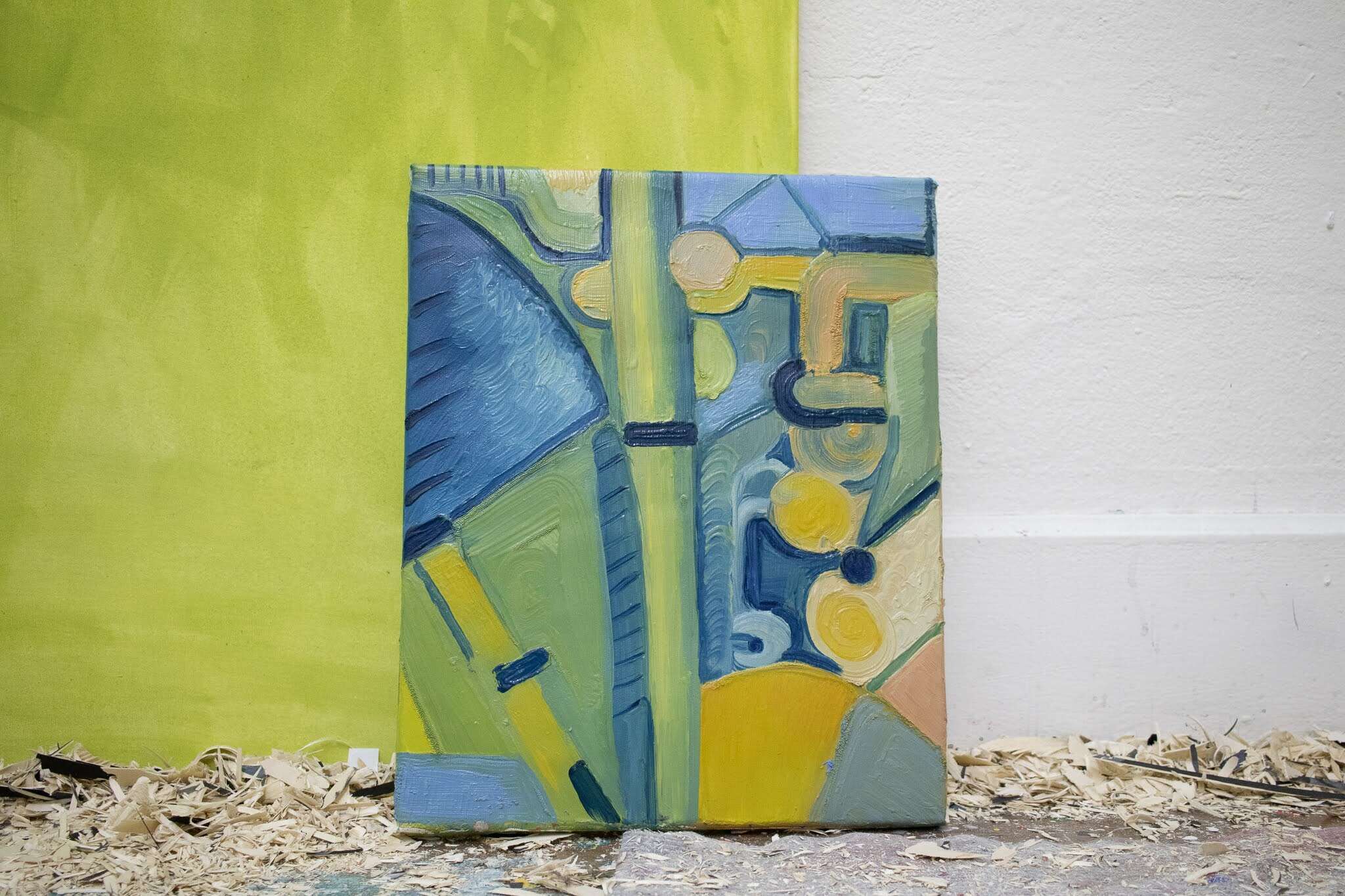 Composition with blue and green - Quang Minh Tran 5